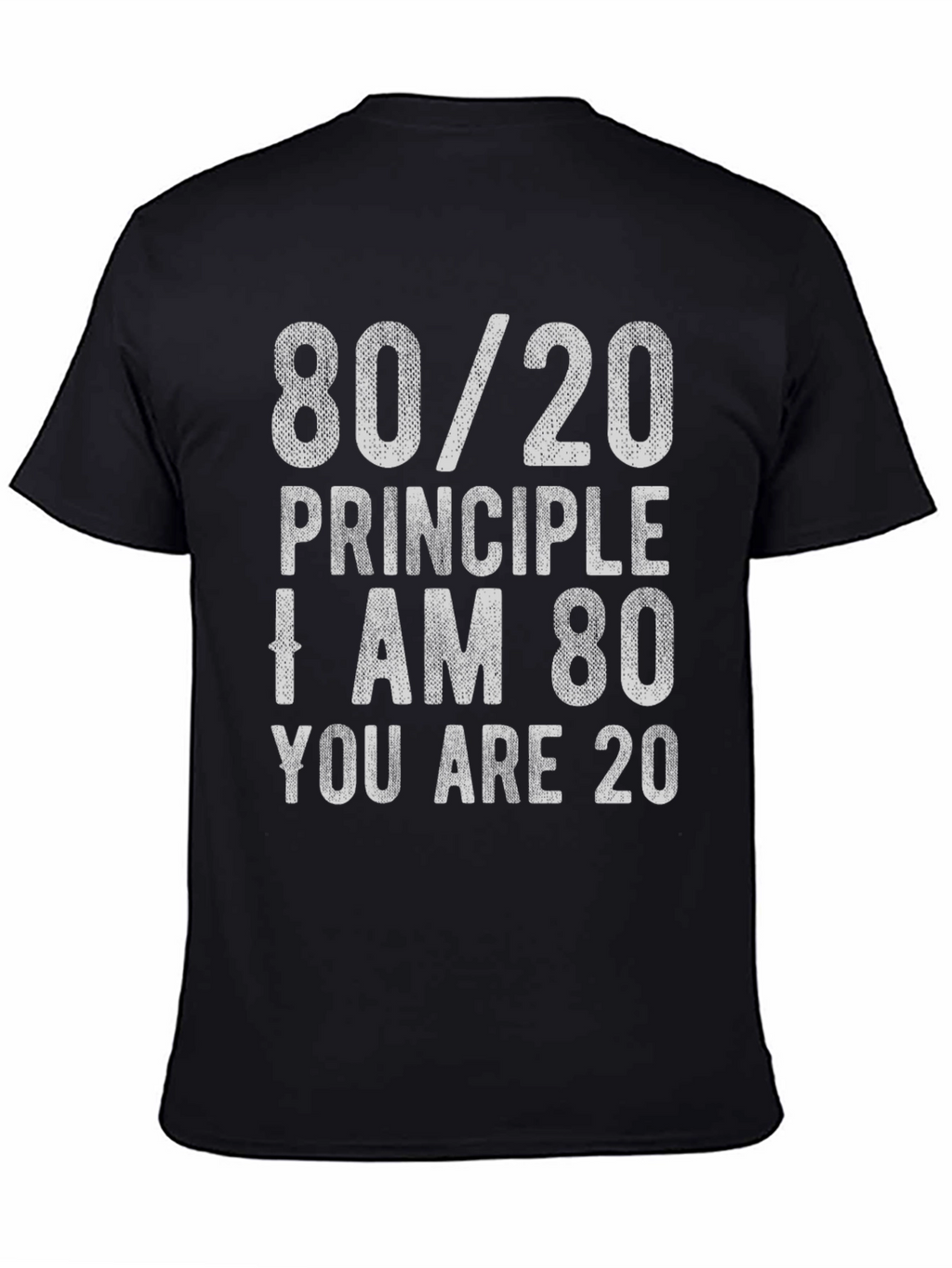 80/20 Principle Graphic T-Shirt