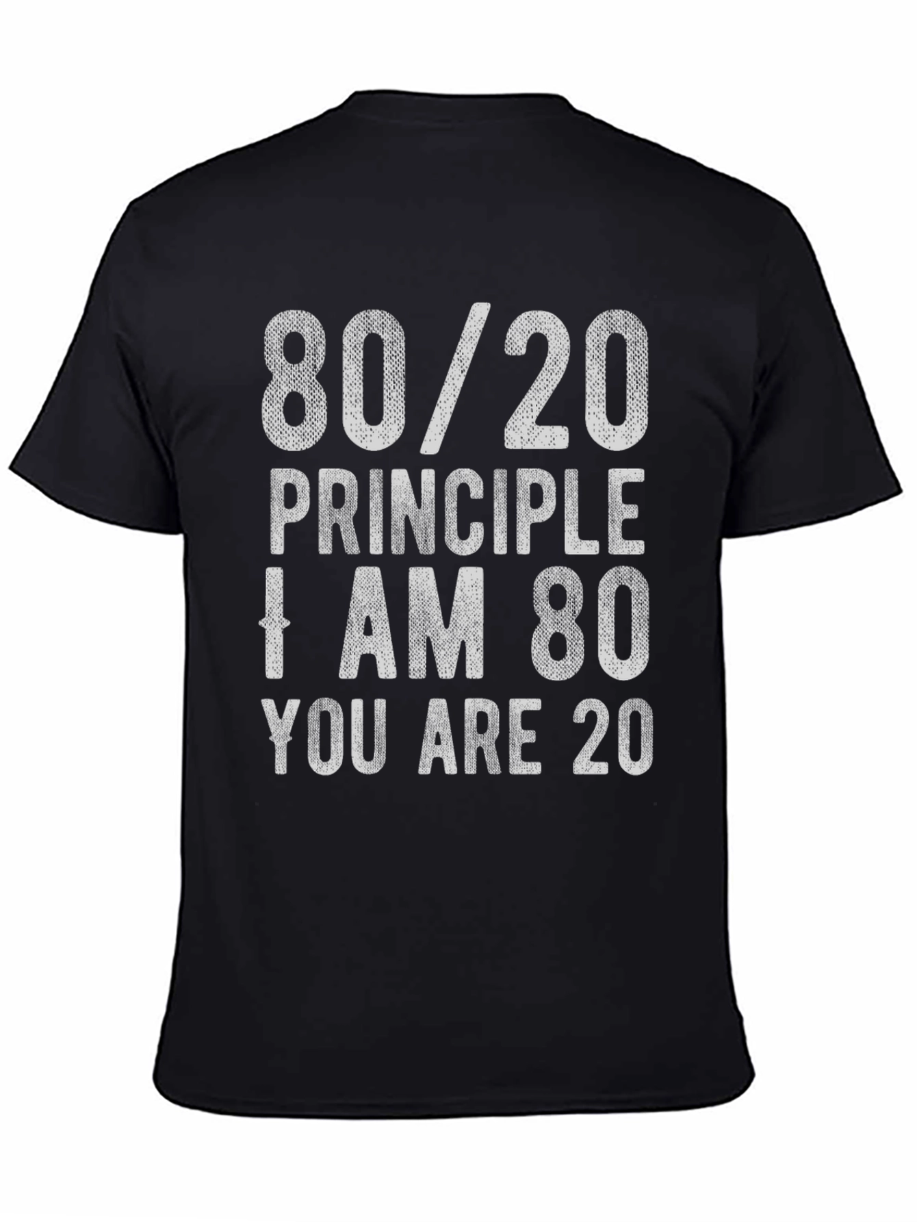 80/20 Principle Graphic T-Shirt