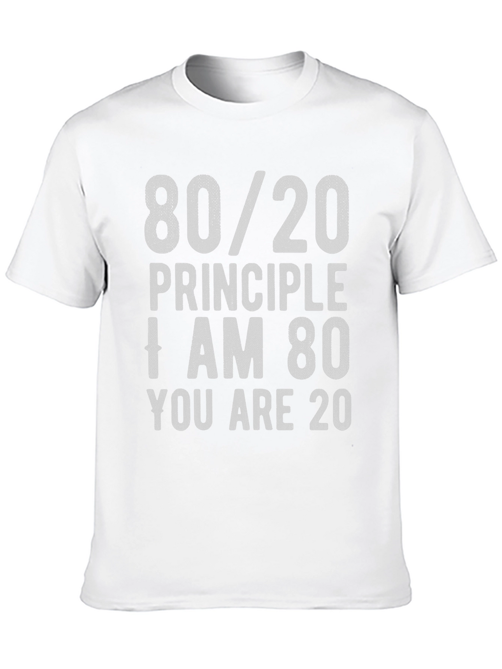 80/20 Principle Graphic T-Shirt