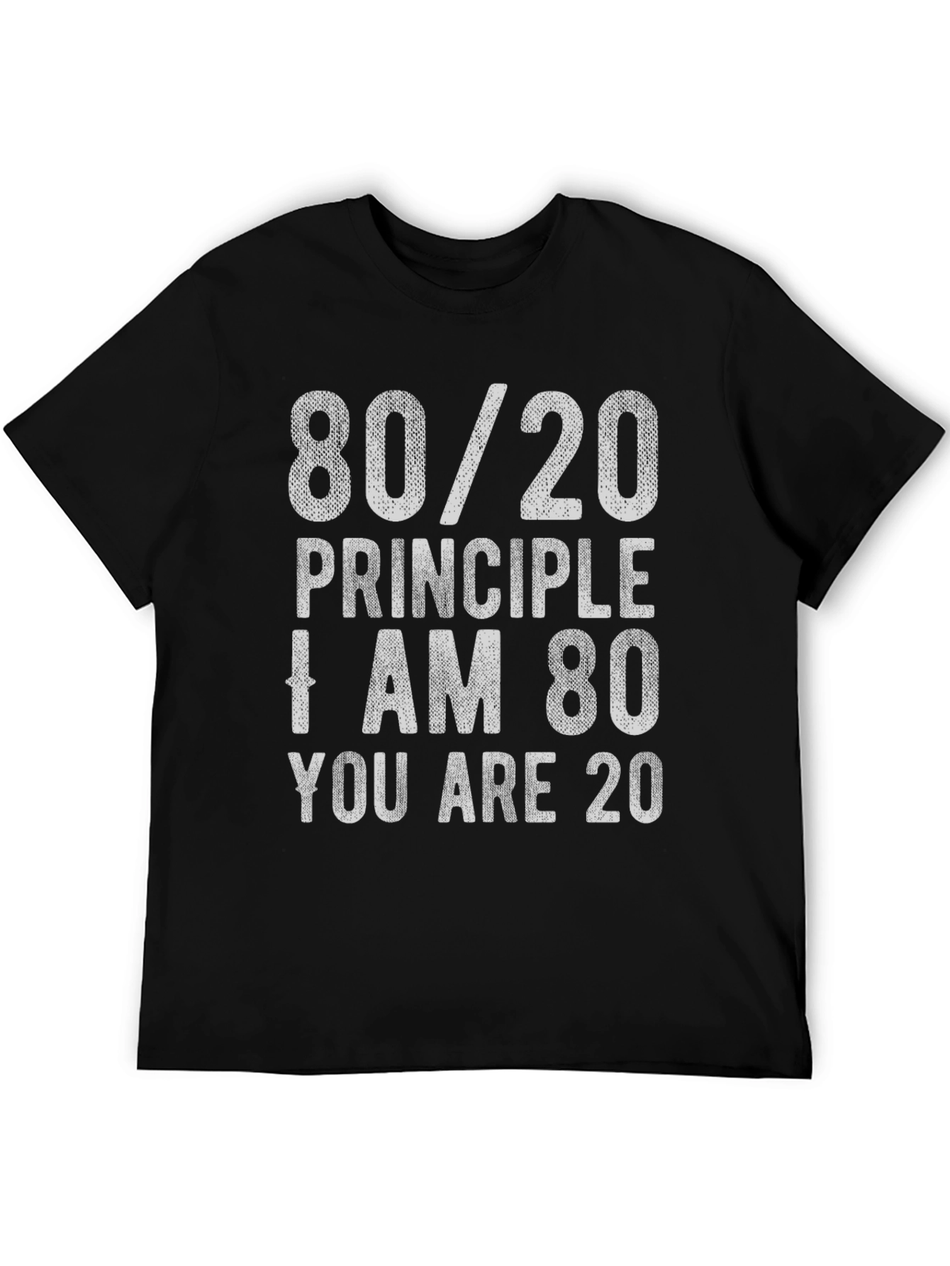 80/20 Principle Graphic T-Shirt