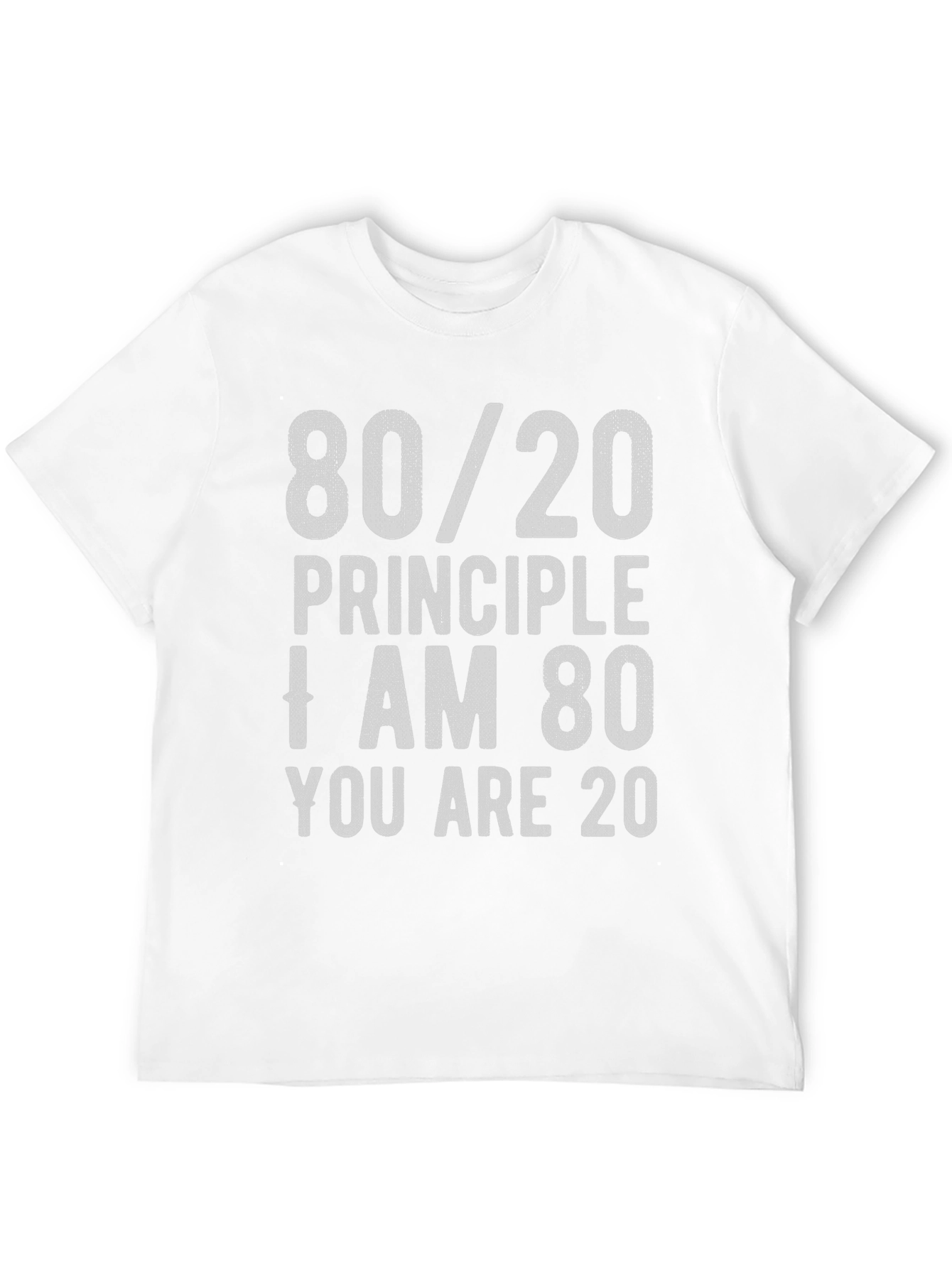 80/20 Principle Graphic T-Shirt