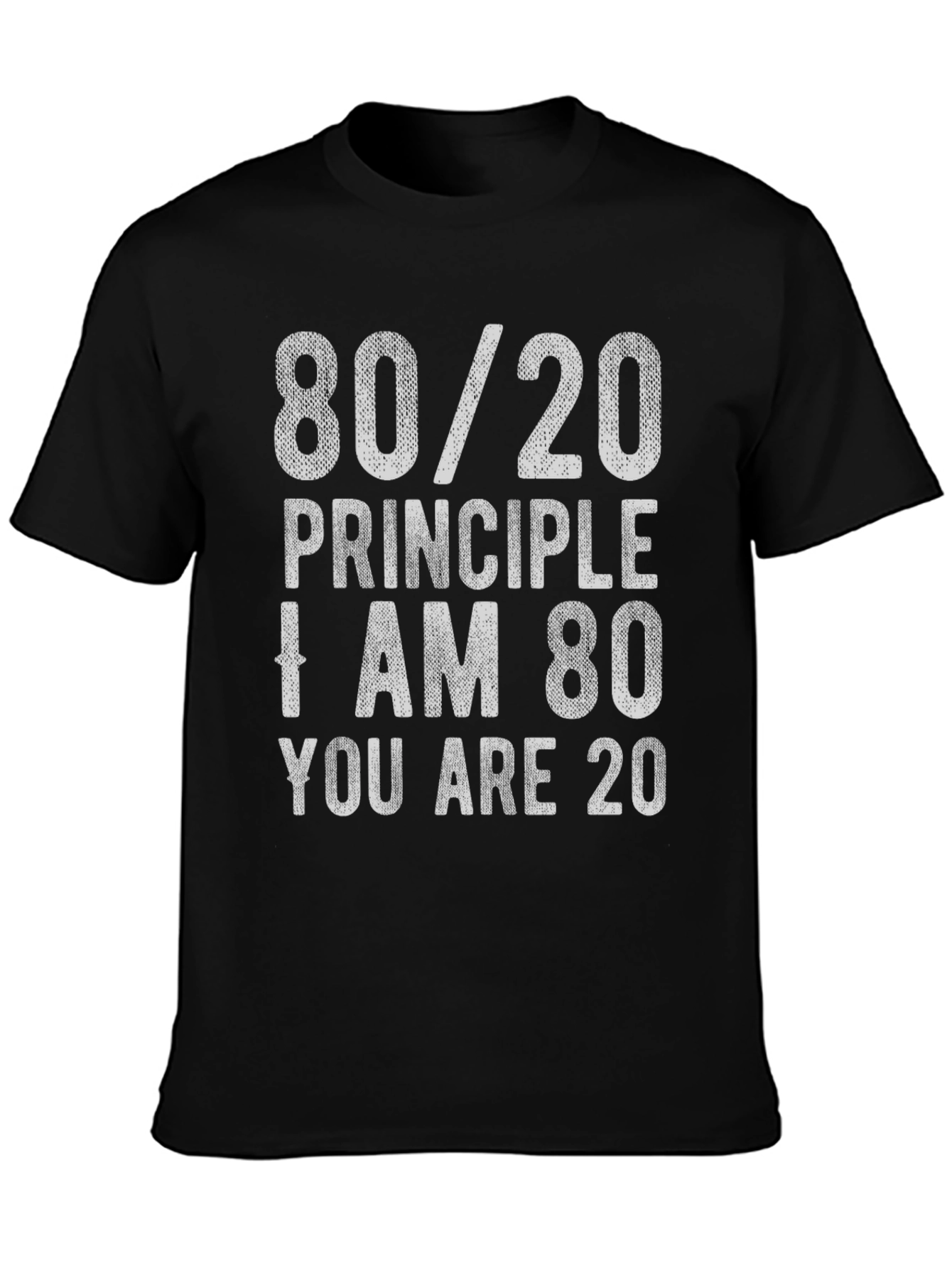 80/20 Principle Graphic T-Shirt