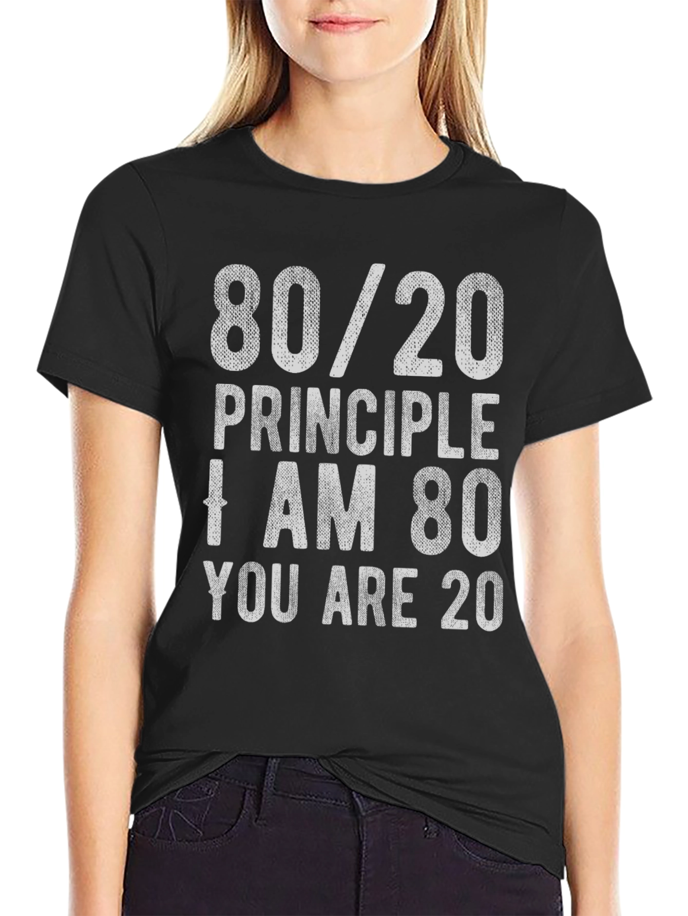 80/20 Principle Graphic T-Shirt