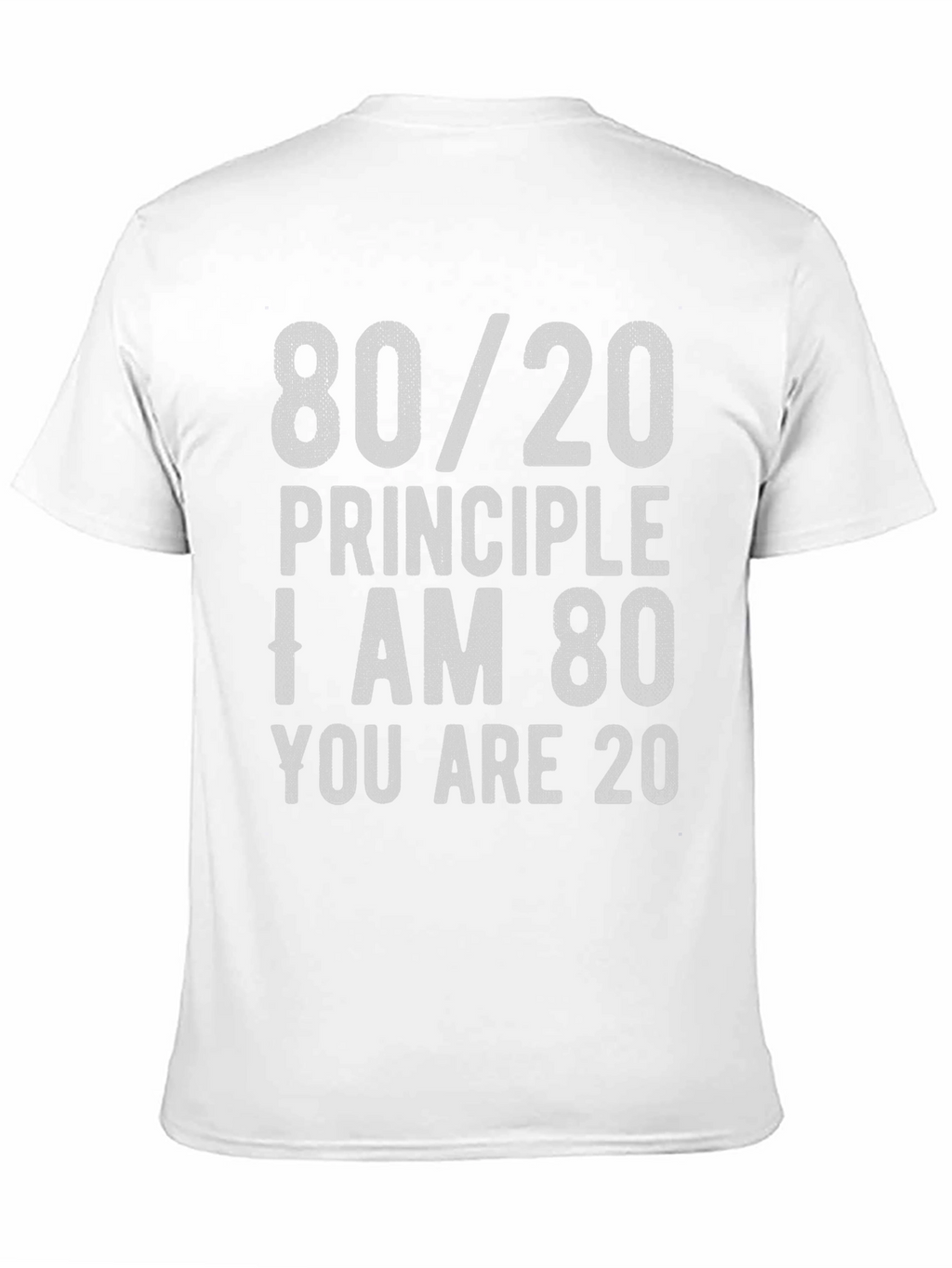 80/20 Principle Graphic T-Shirt