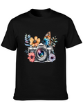 Floral Camera Graphic Tee