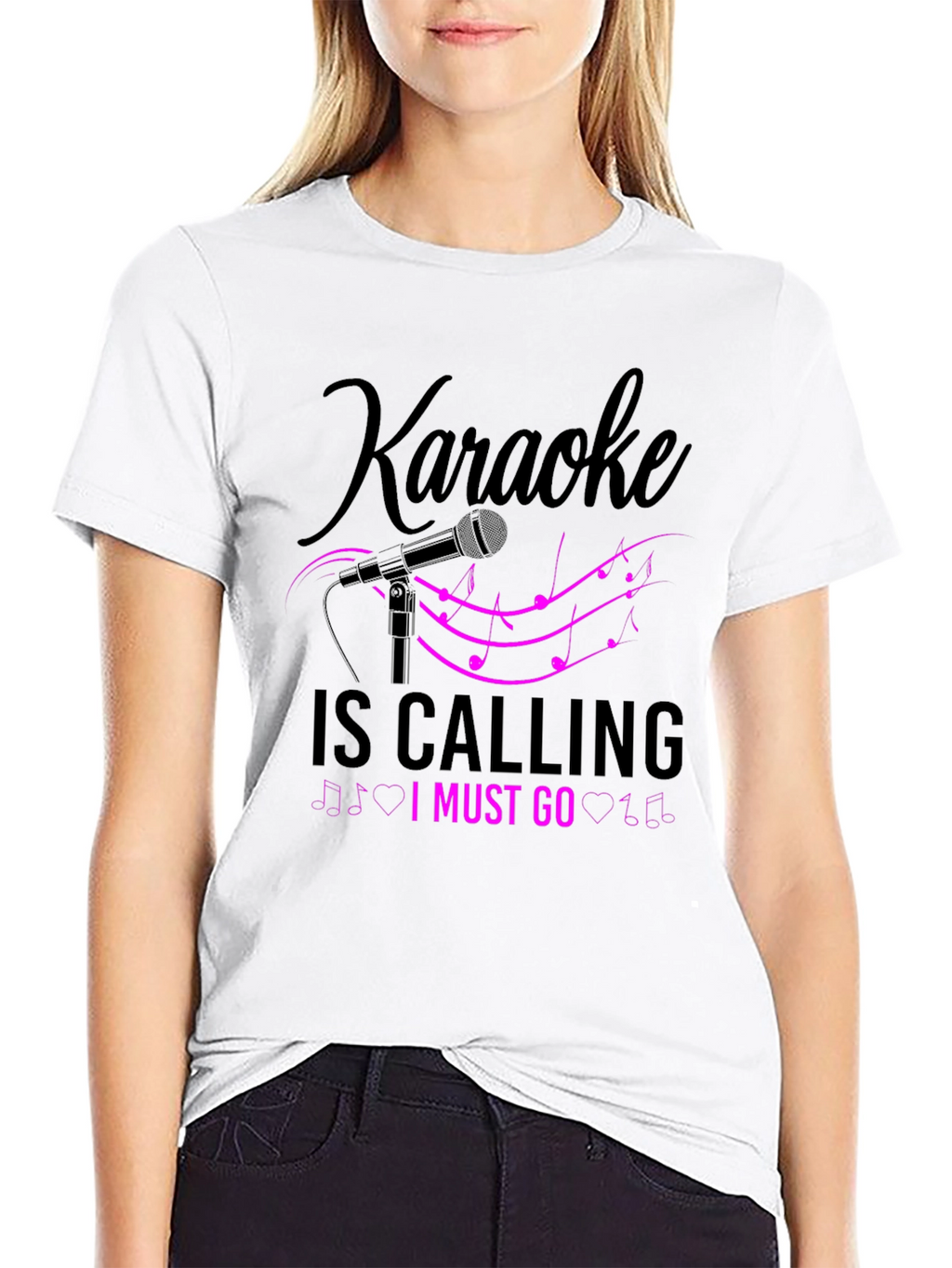 Karaoke is Calling Mens T-Shirt
