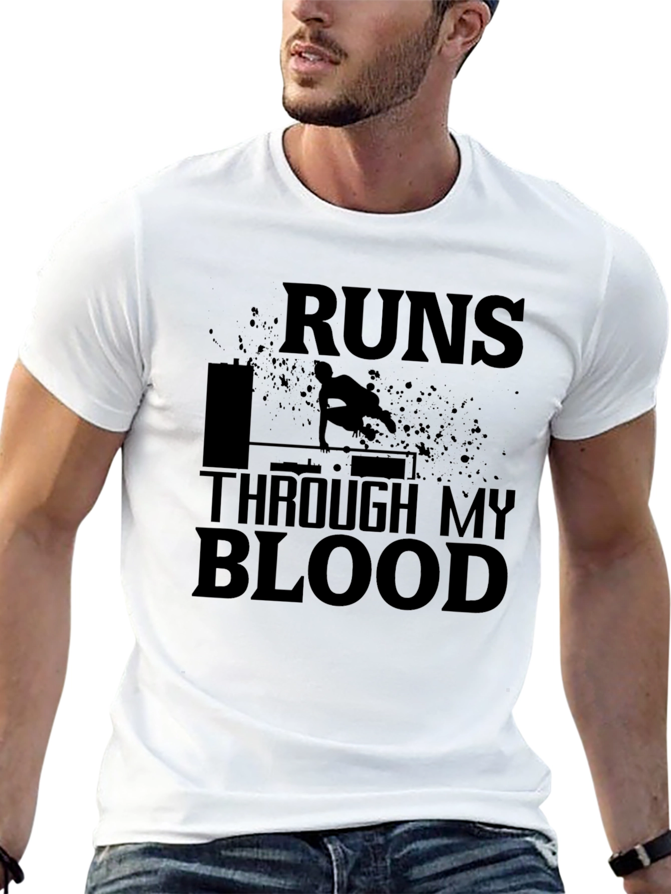 Parkour Runs Through My Blood T-Shirt