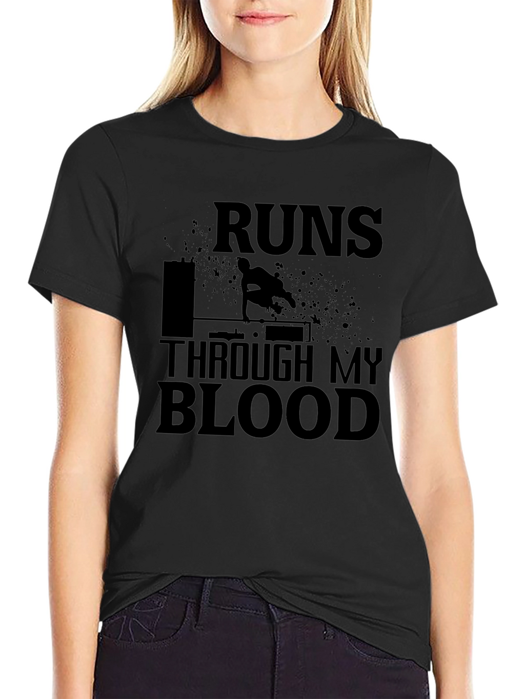 Parkour Runs Through My Blood T-Shirt