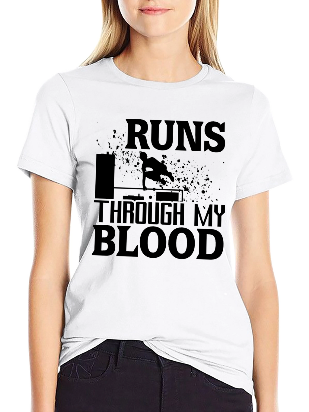 Parkour Runs Through My Blood T-Shirt