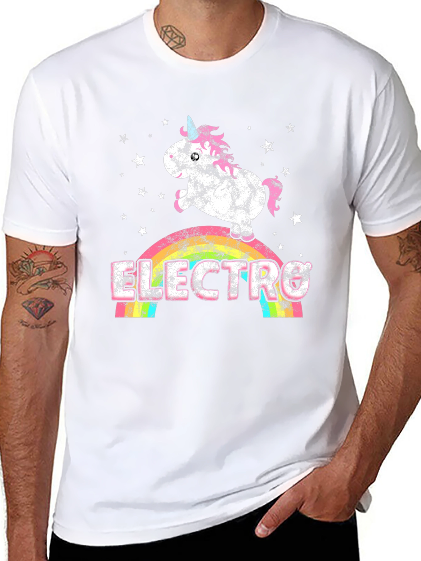 Electro Unicorn Rainbow T-Shirt