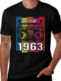 Best of 1963 Retro Boombox T-Shirt