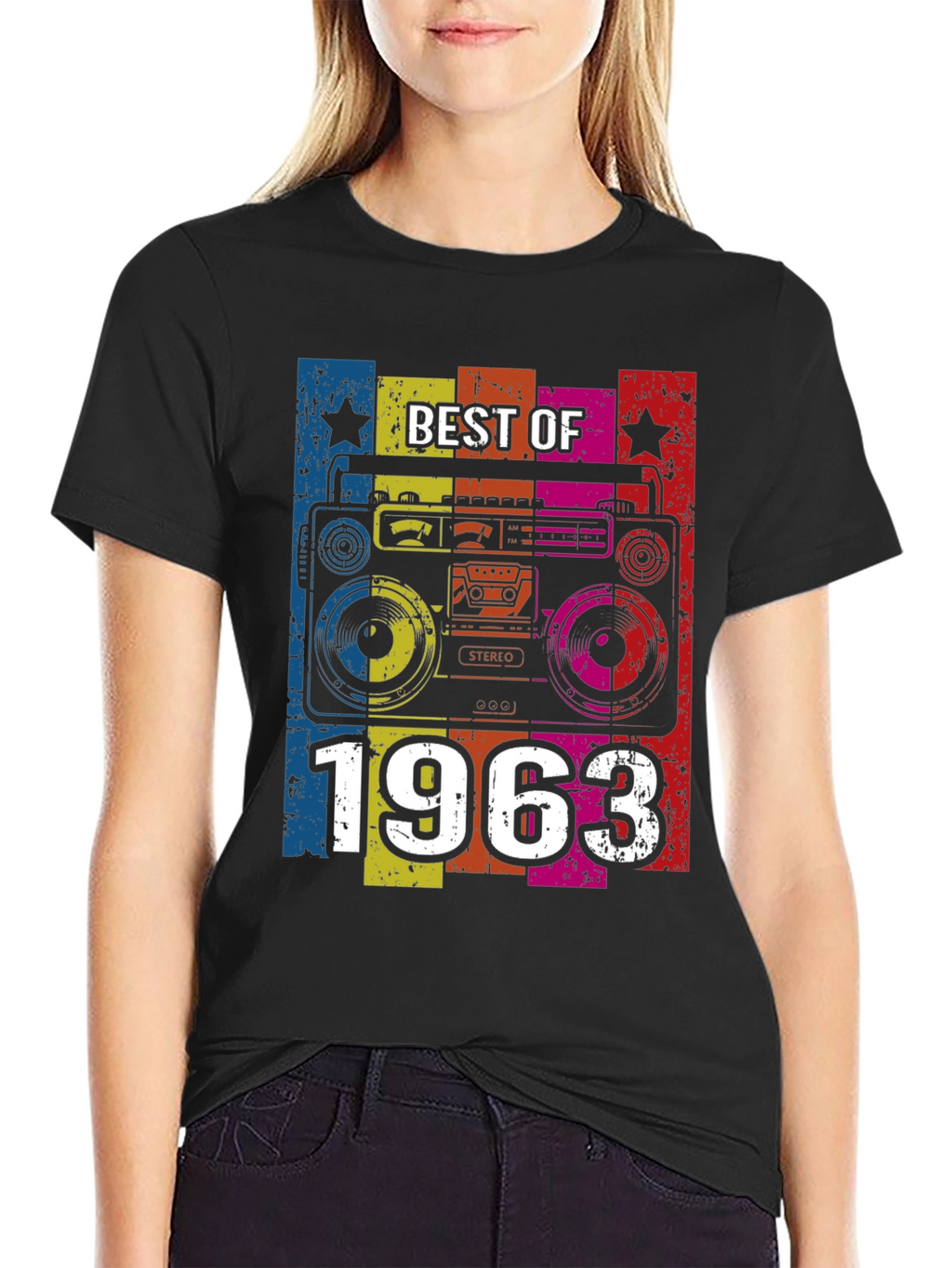 Best of 1963 Retro Boombox T-Shirt