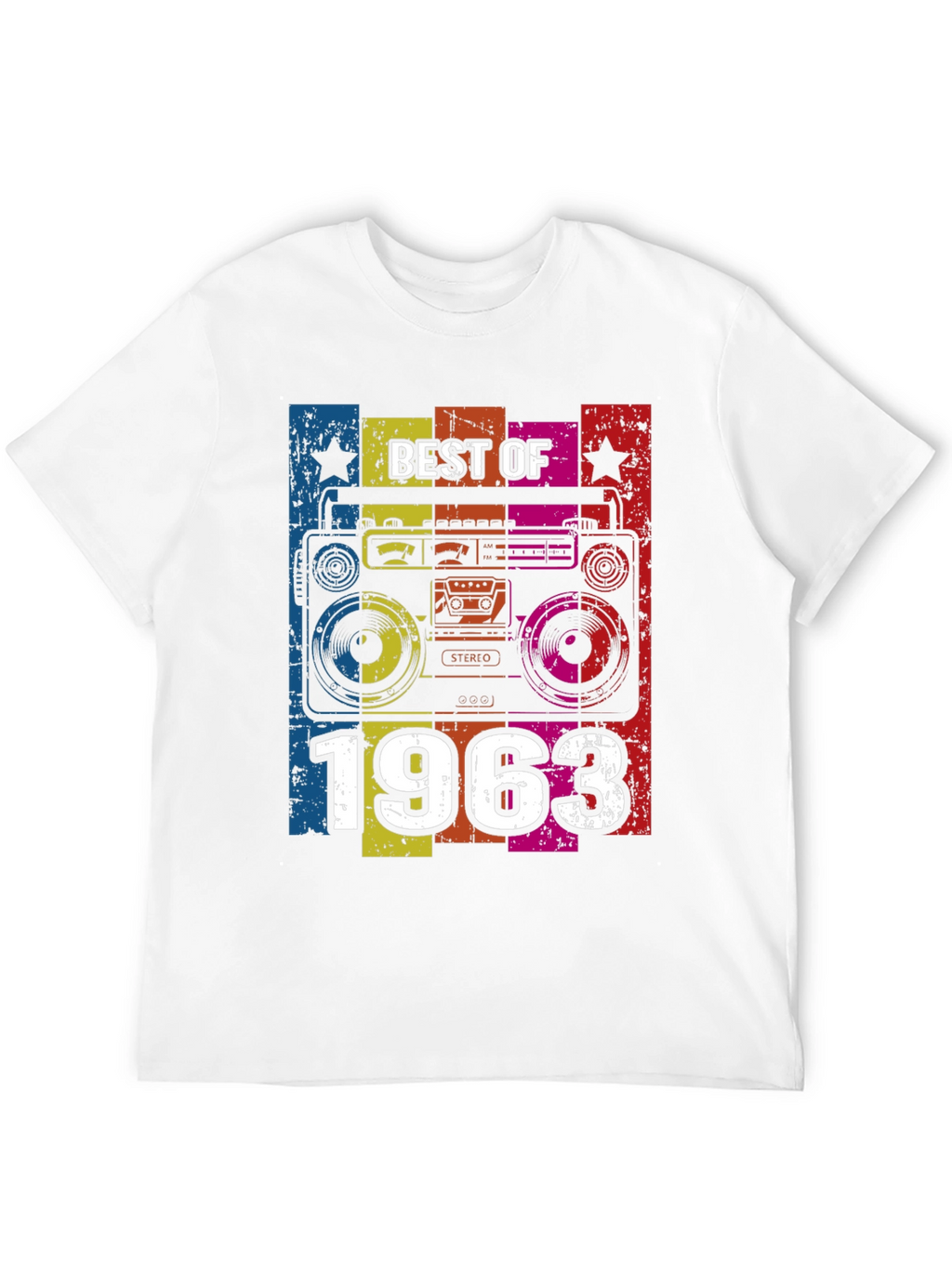 Best of 1963 Retro Boombox T-Shirt