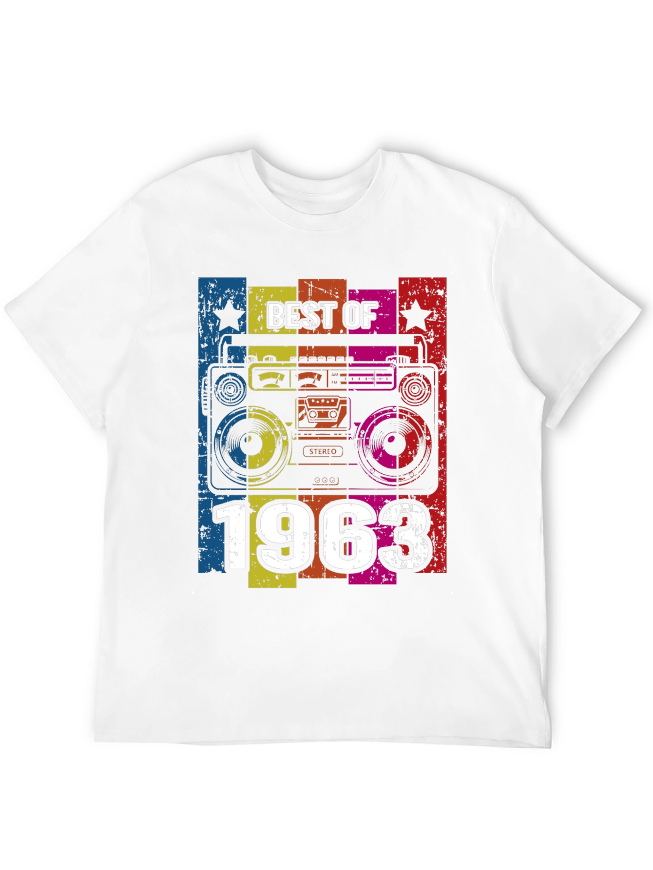 Best of 1963 Retro Boombox T-Shirt