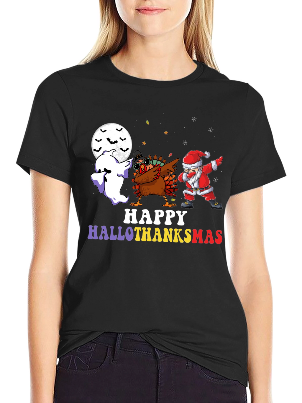 HalloThanksMas Dab T-Shirt