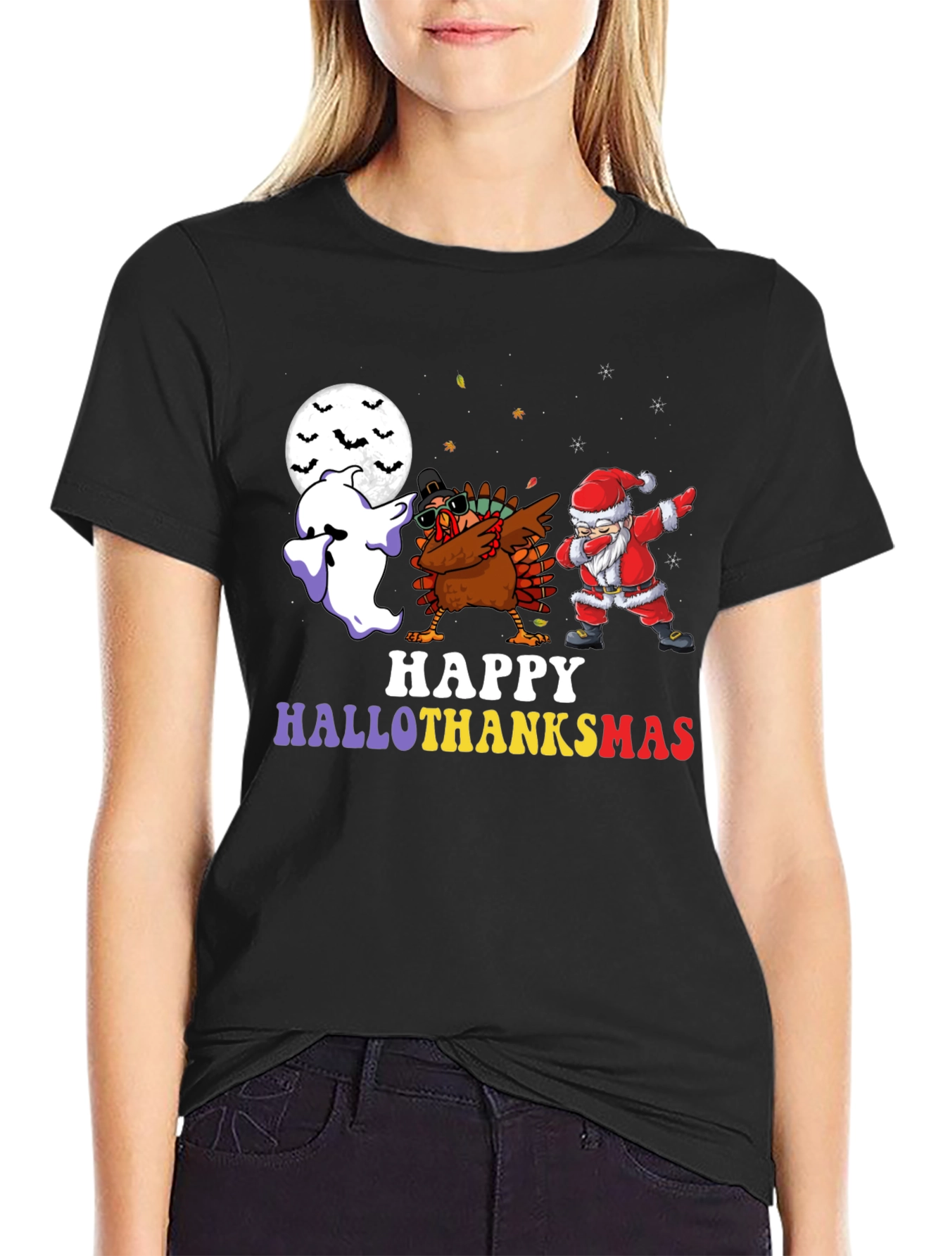 HalloThanksMas Dab T-Shirt