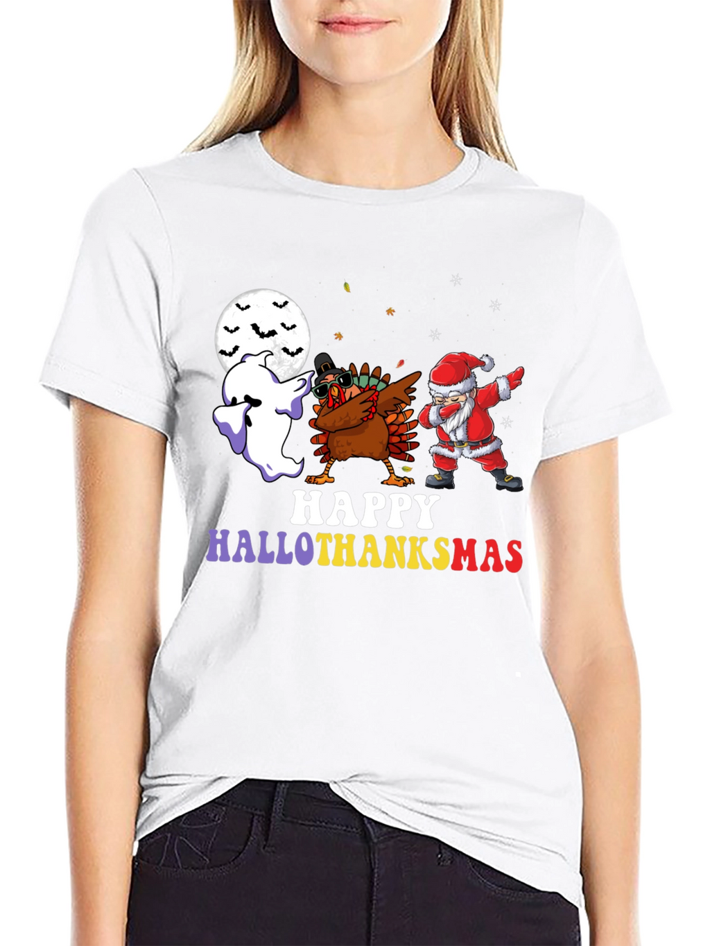 HalloThanksMas Dab T-Shirt