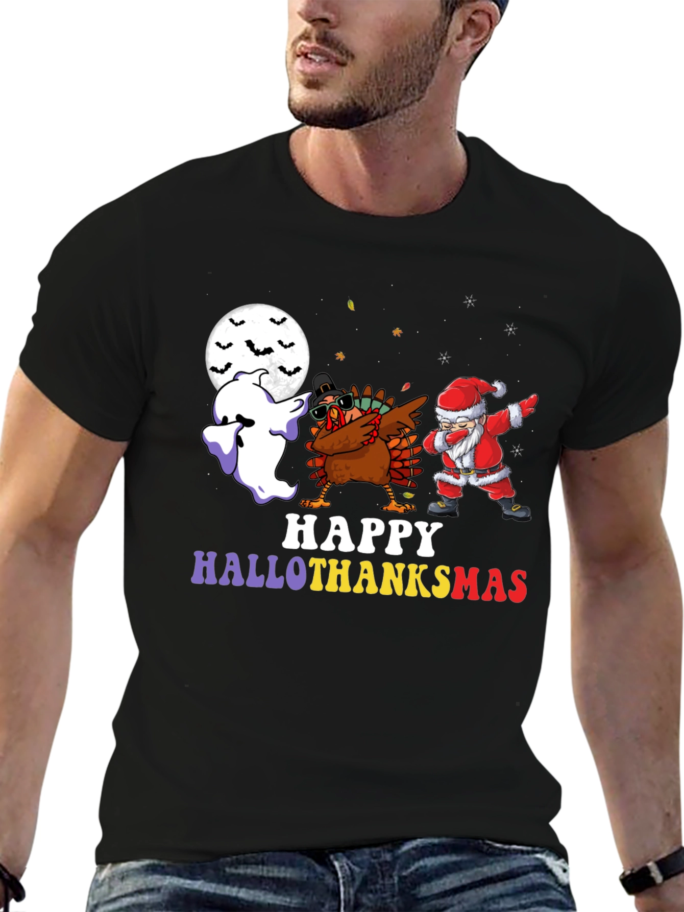 HalloThanksMas Dab T-Shirt