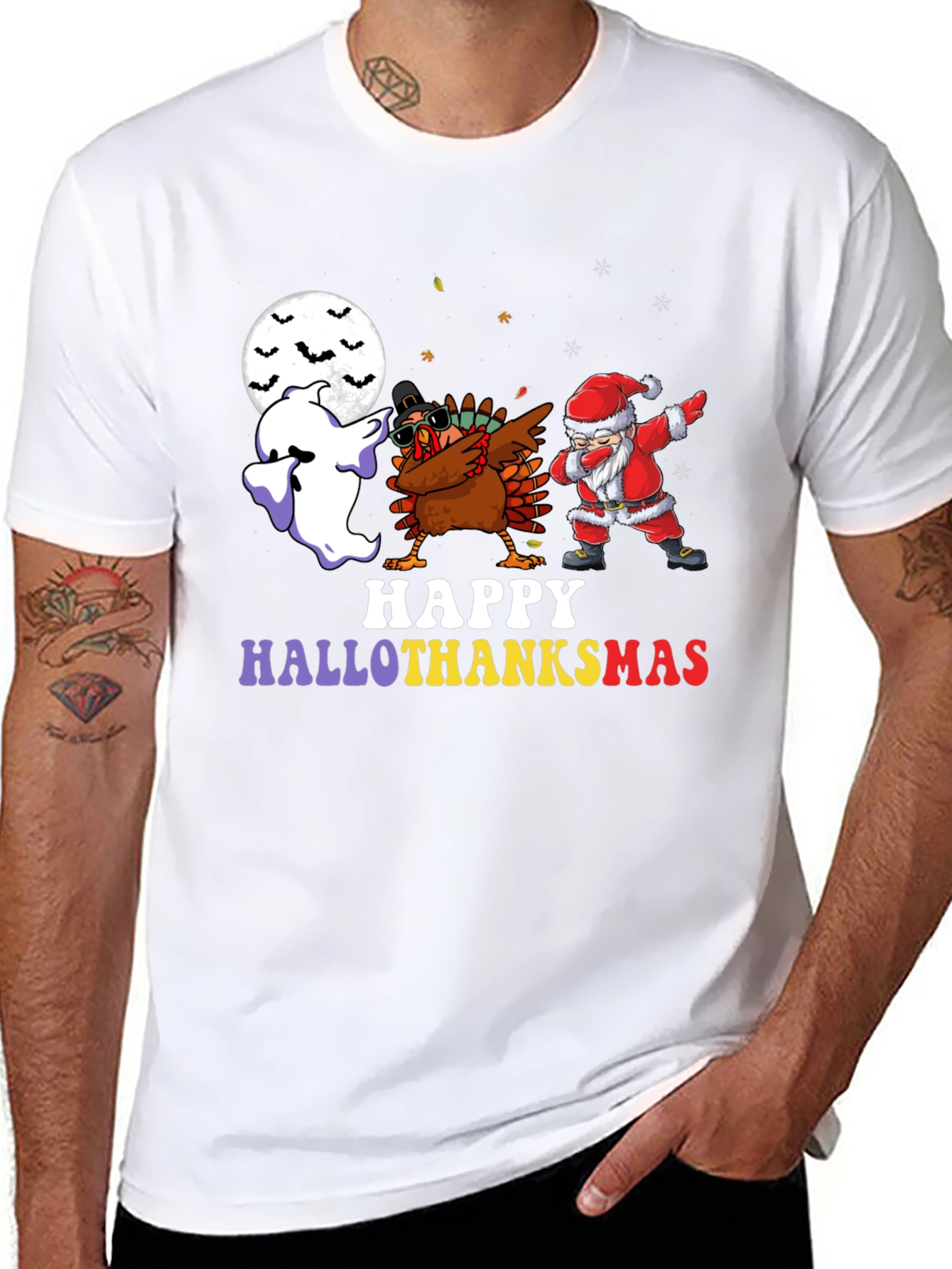 HalloThanksMas Dab T-Shirt