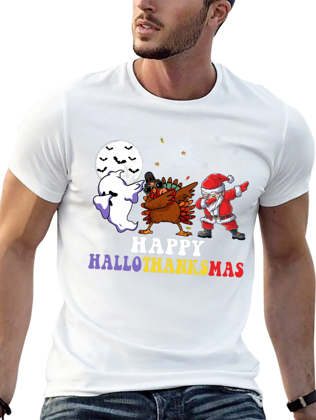 HalloThanksMas Dab T-Shirt