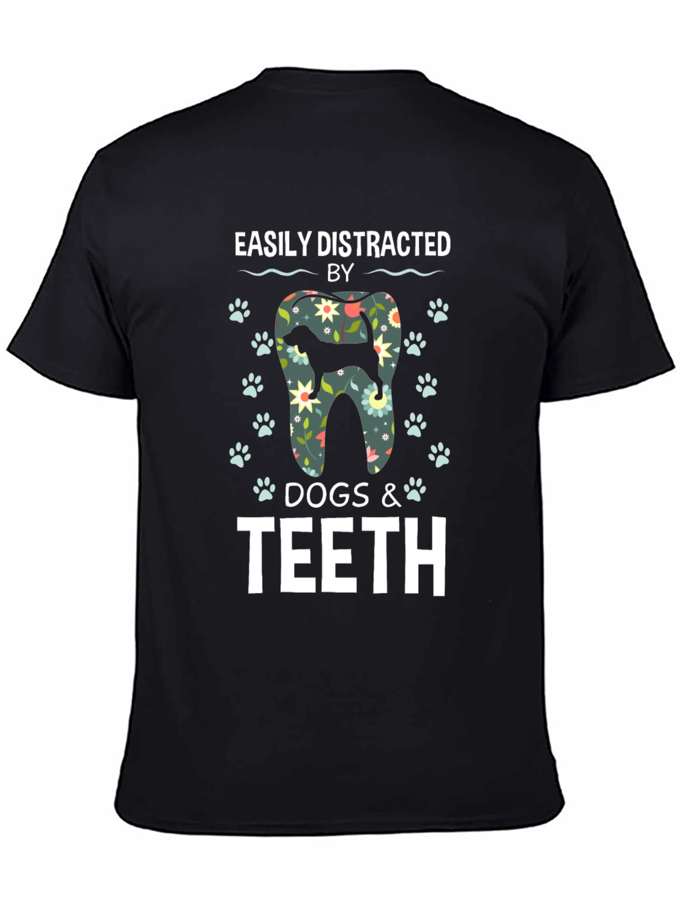 Easily Distracted by Dogs & Teeth T-Shirt