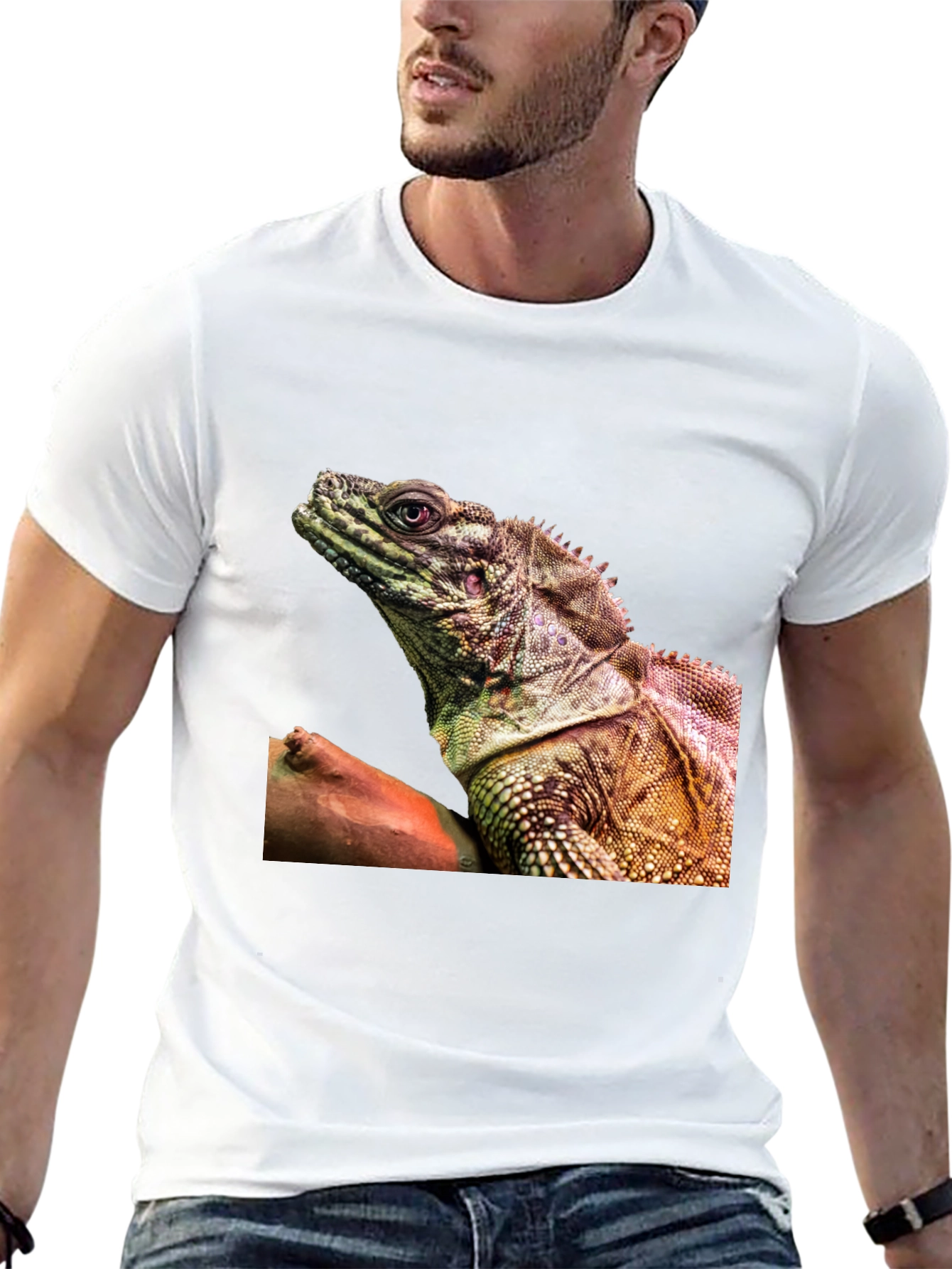 Lizard Graphic Tee - Exotic Reptile Print T-Shirt