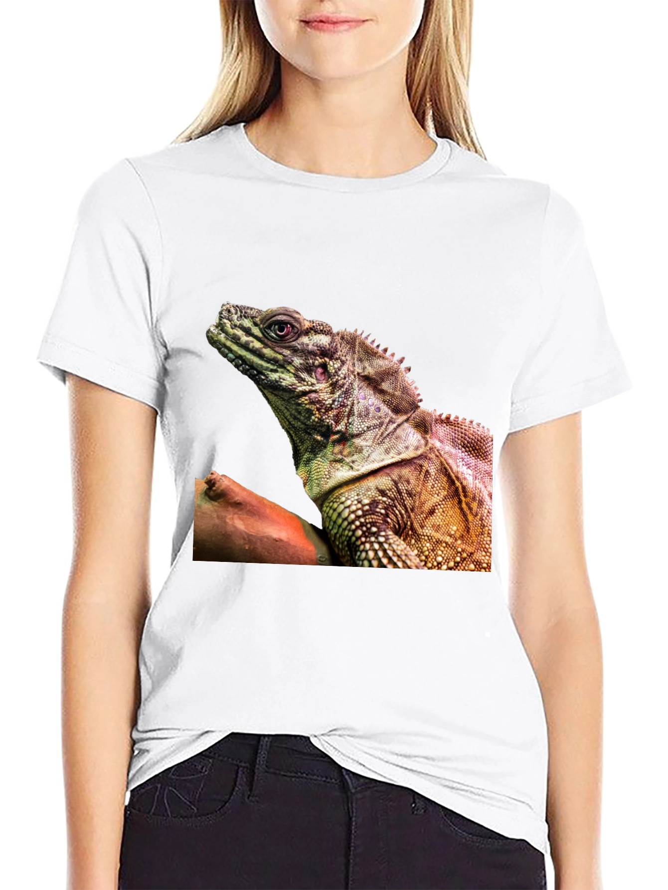 Lizard Graphic Tee - Exotic Reptile Print T-Shirt