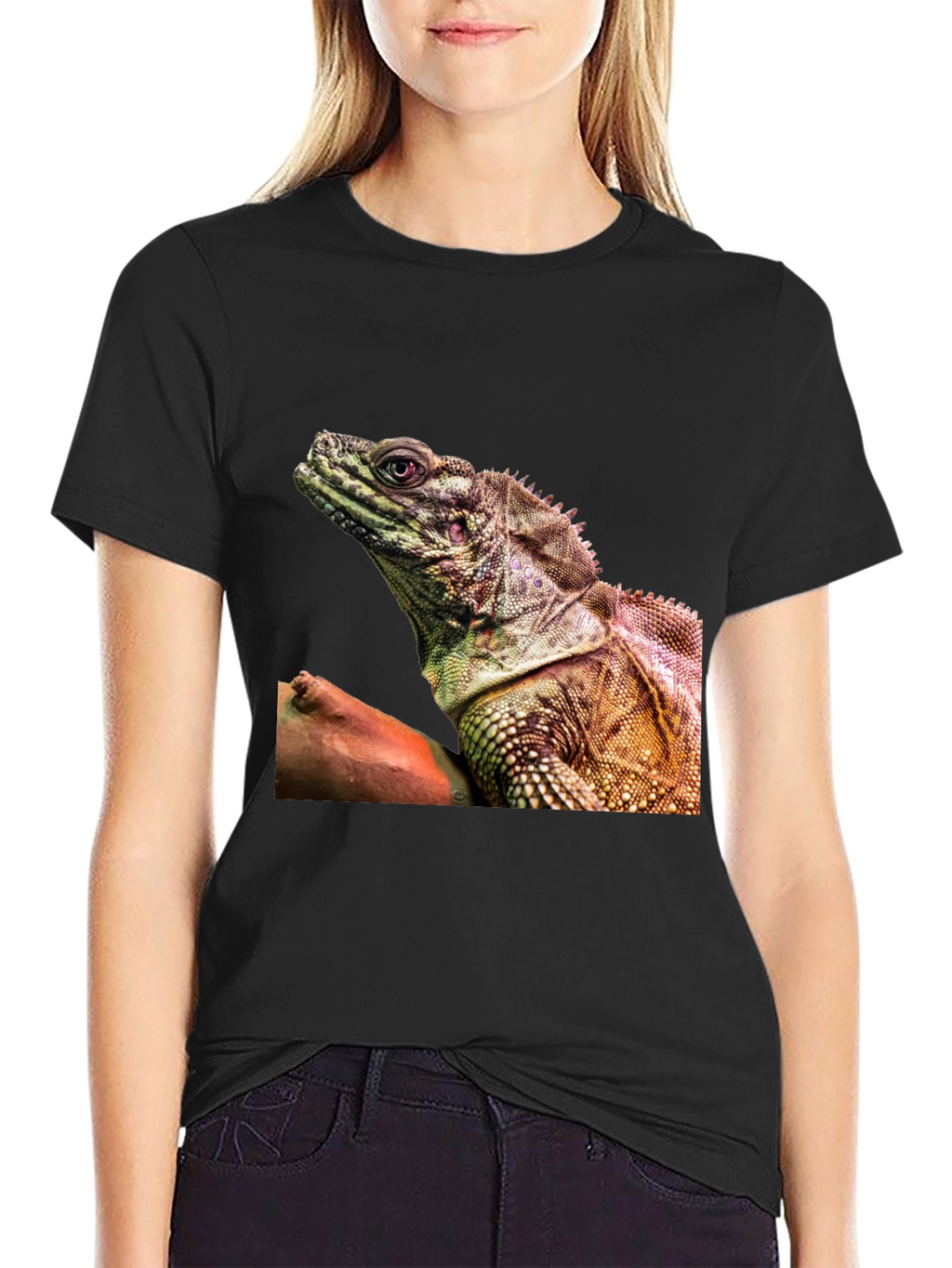 Lizard Graphic Tee - Exotic Reptile Print T-Shirt