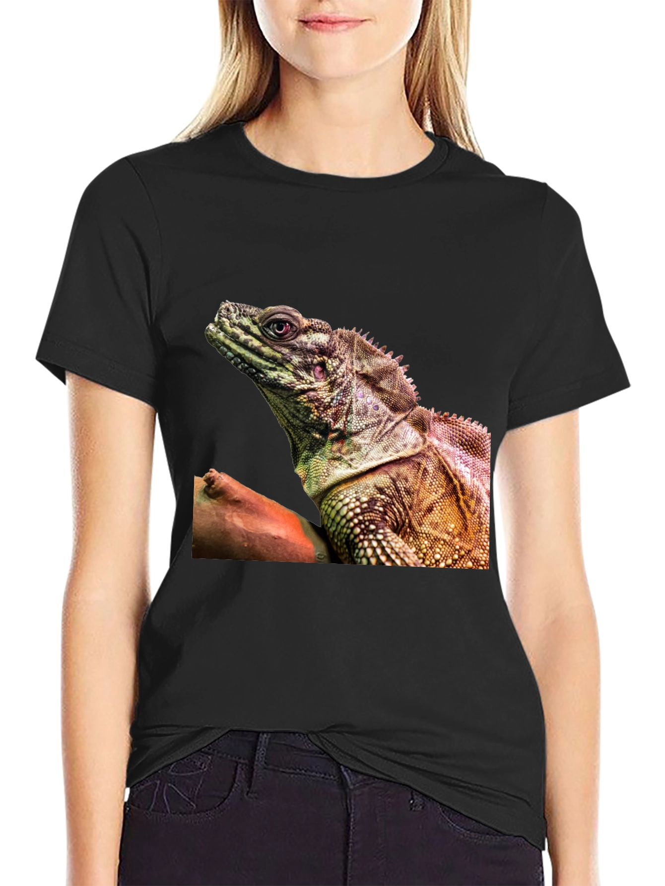Lizard Graphic Tee - Exotic Reptile Print T-Shirt