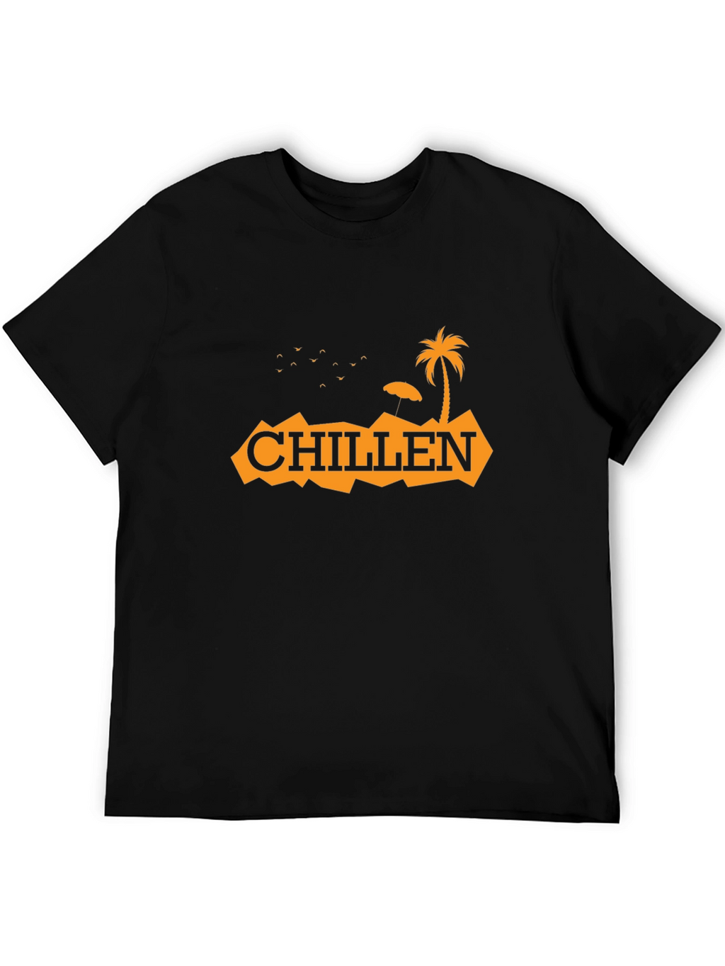 Chillen Graphic Tee - Island Vibes Black T-Shirt