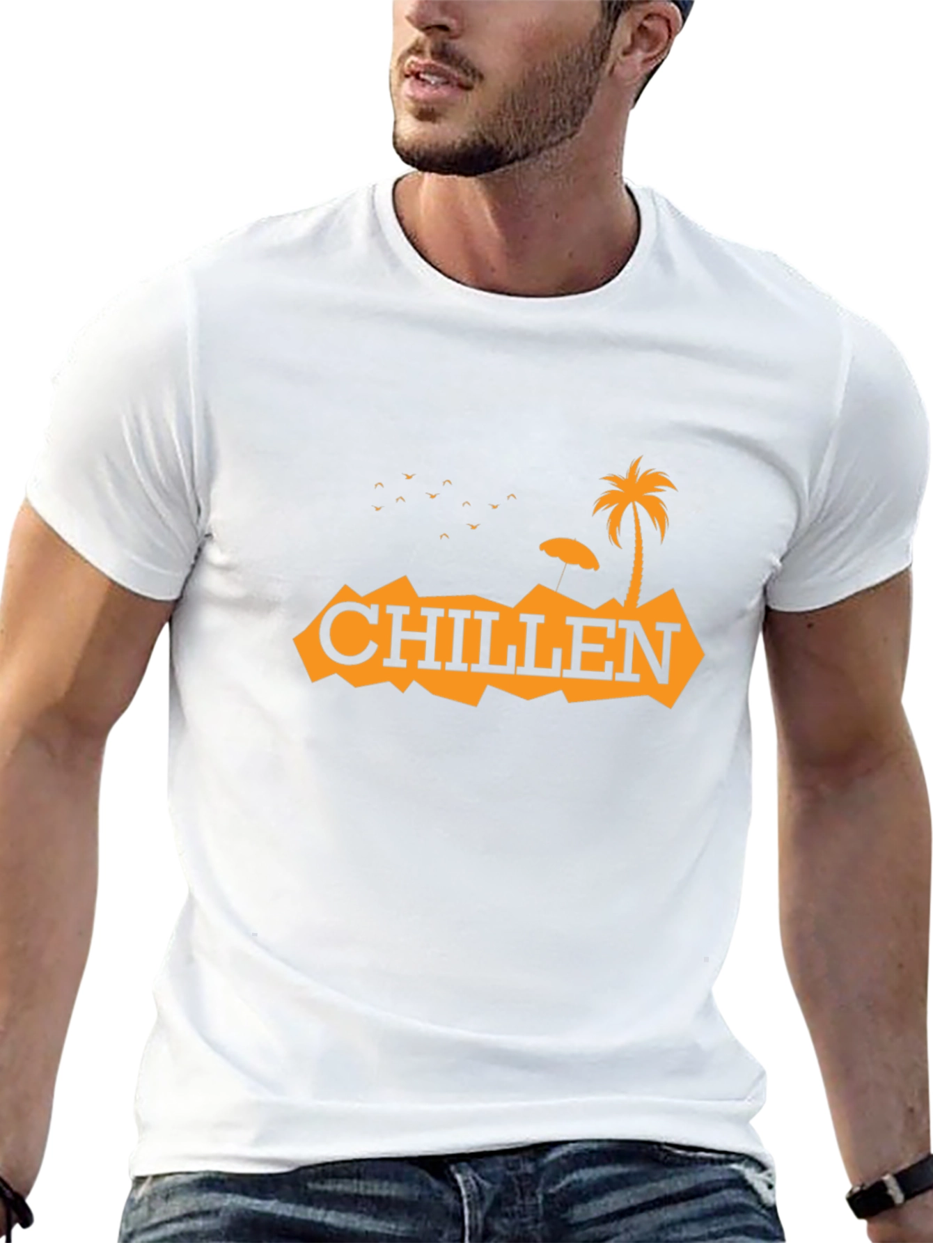 Chillen Graphic Tee - Island Vibes Black T-Shirt
