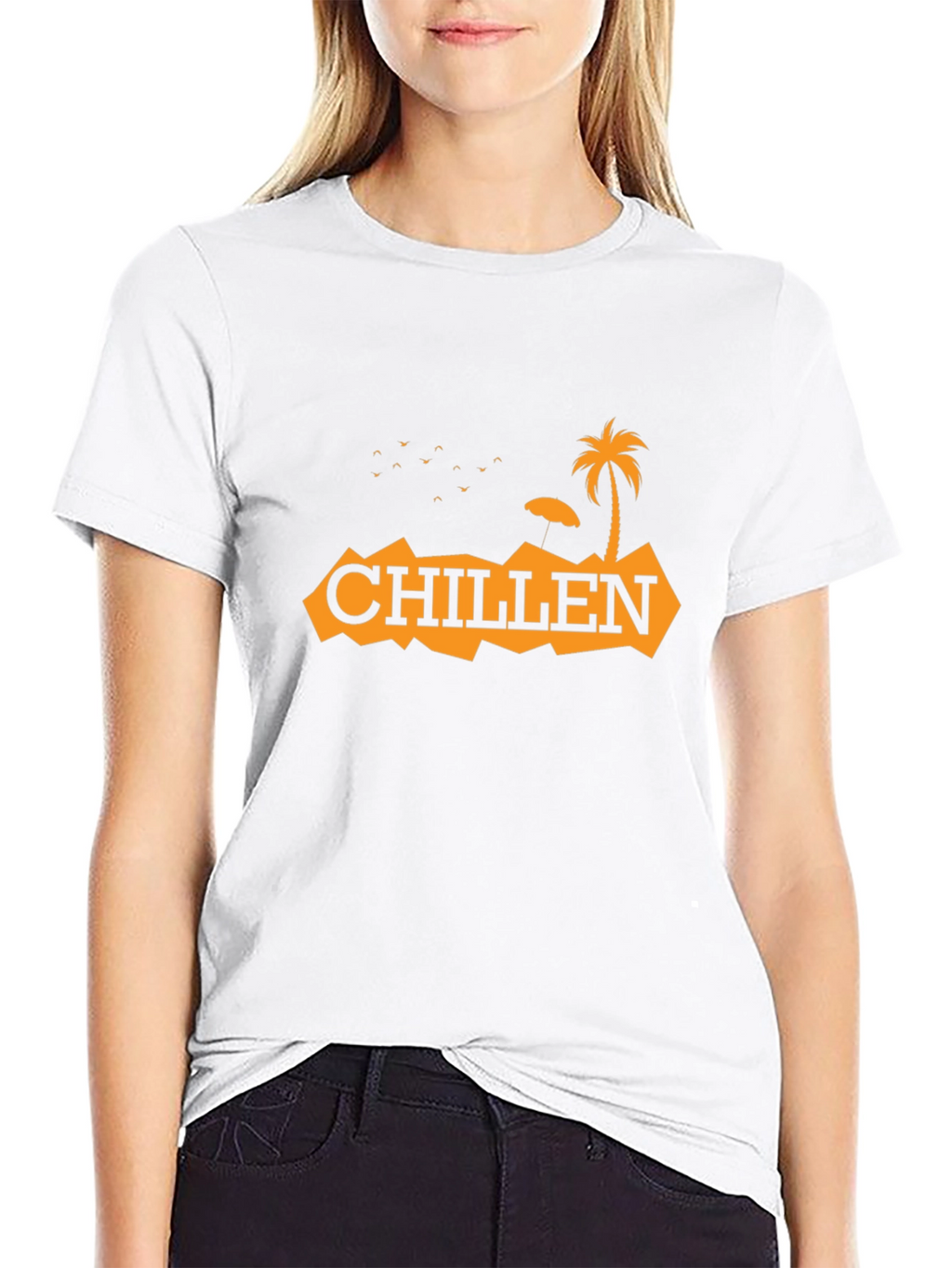 Chillen Graphic Tee - Island Vibes Black T-Shirt