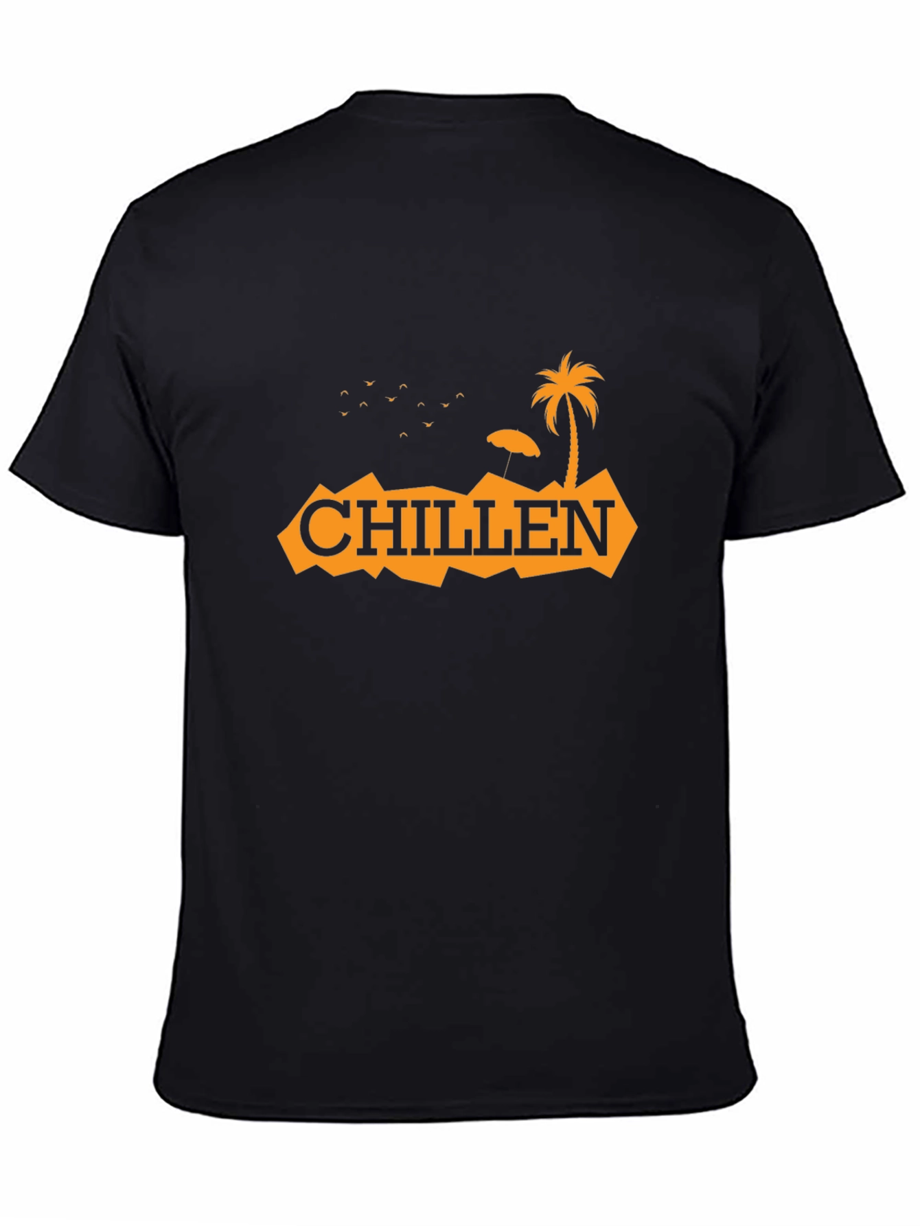 Chillen Graphic Tee - Island Vibes Black T-Shirt