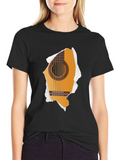 Guitar Ripped T-Shirt - Music Lover Tee