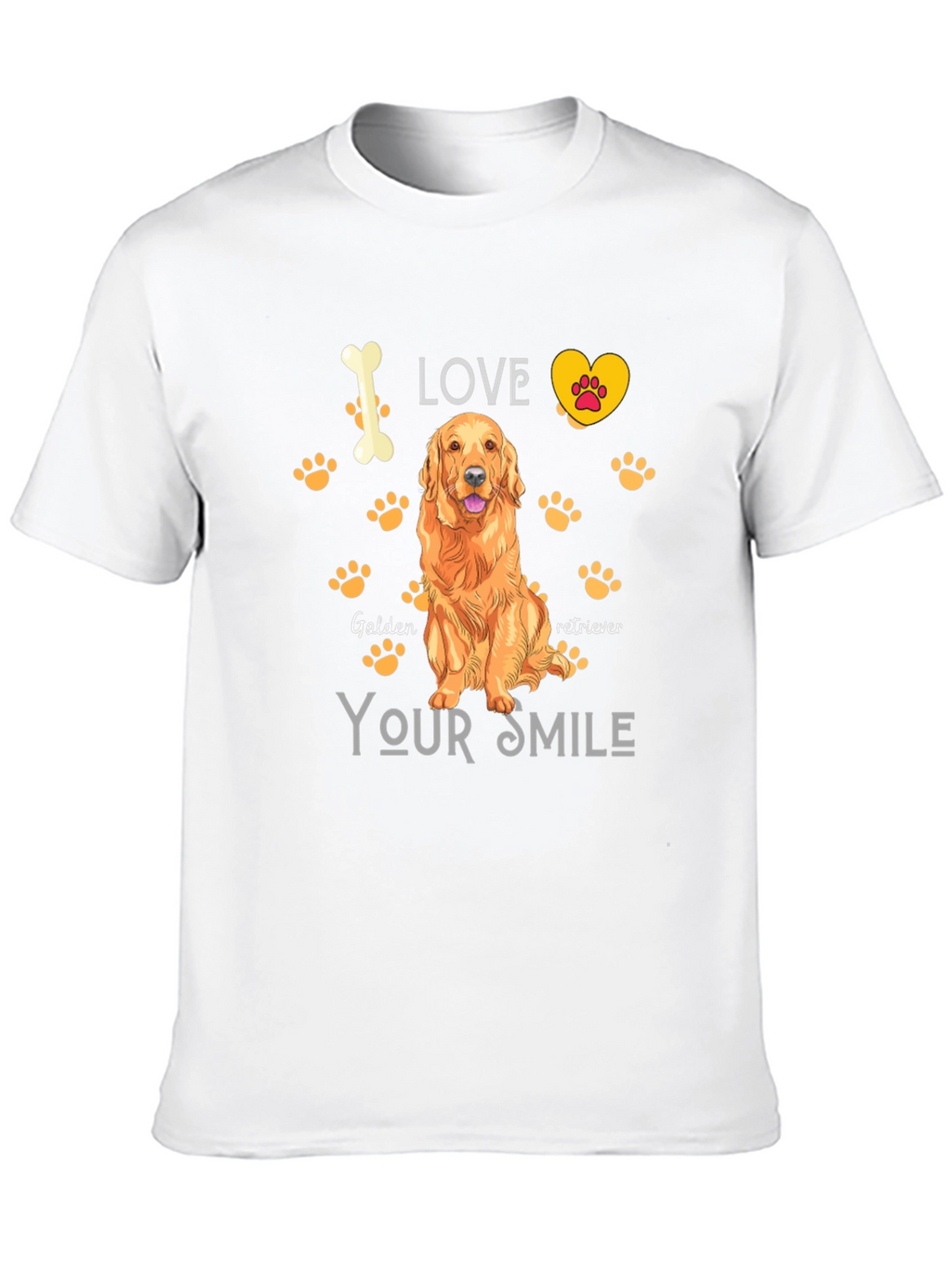 Golden Retriever I Love Your Smile T-Shirt