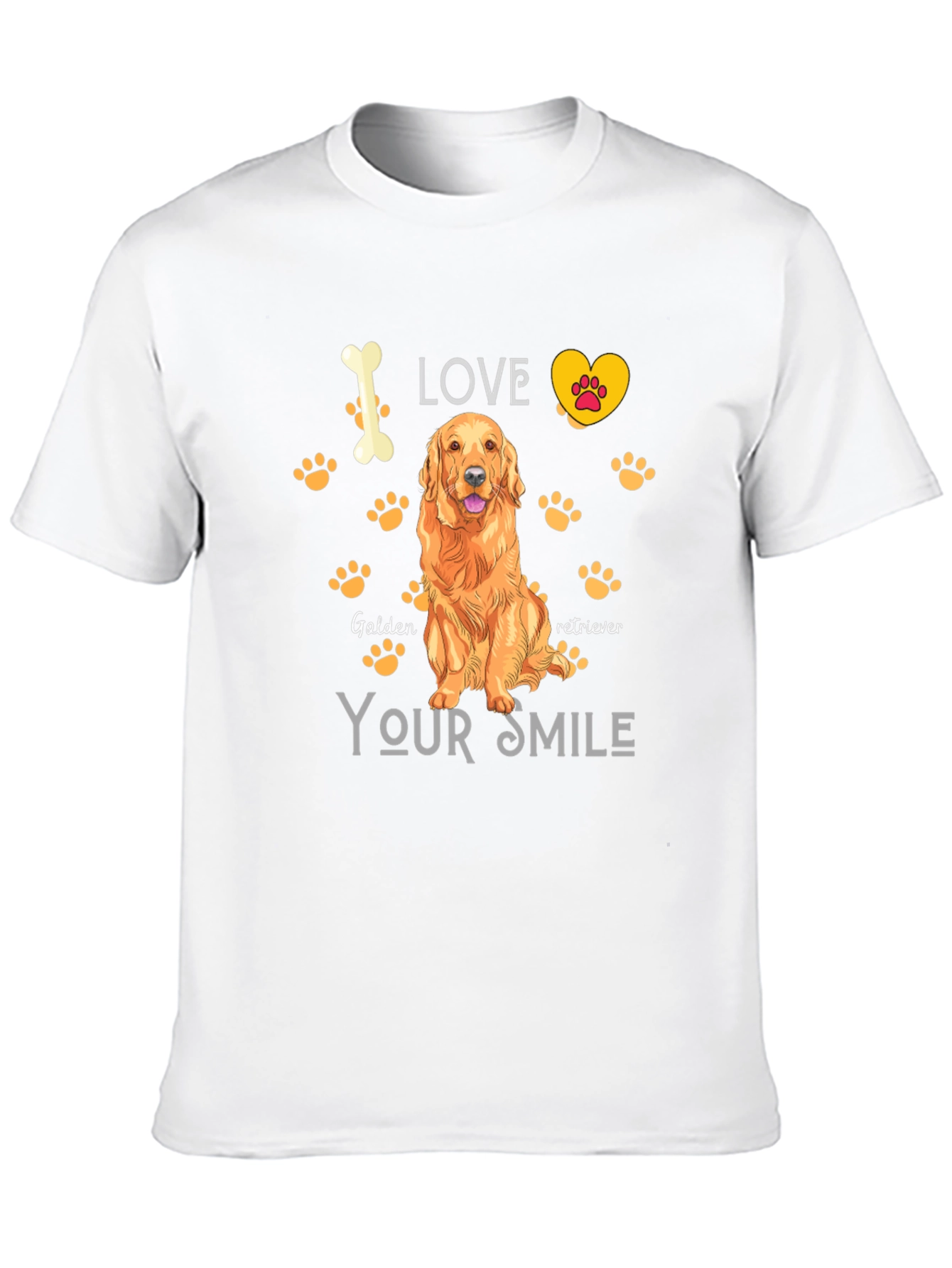 Golden Retriever I Love Your Smile T-Shirt