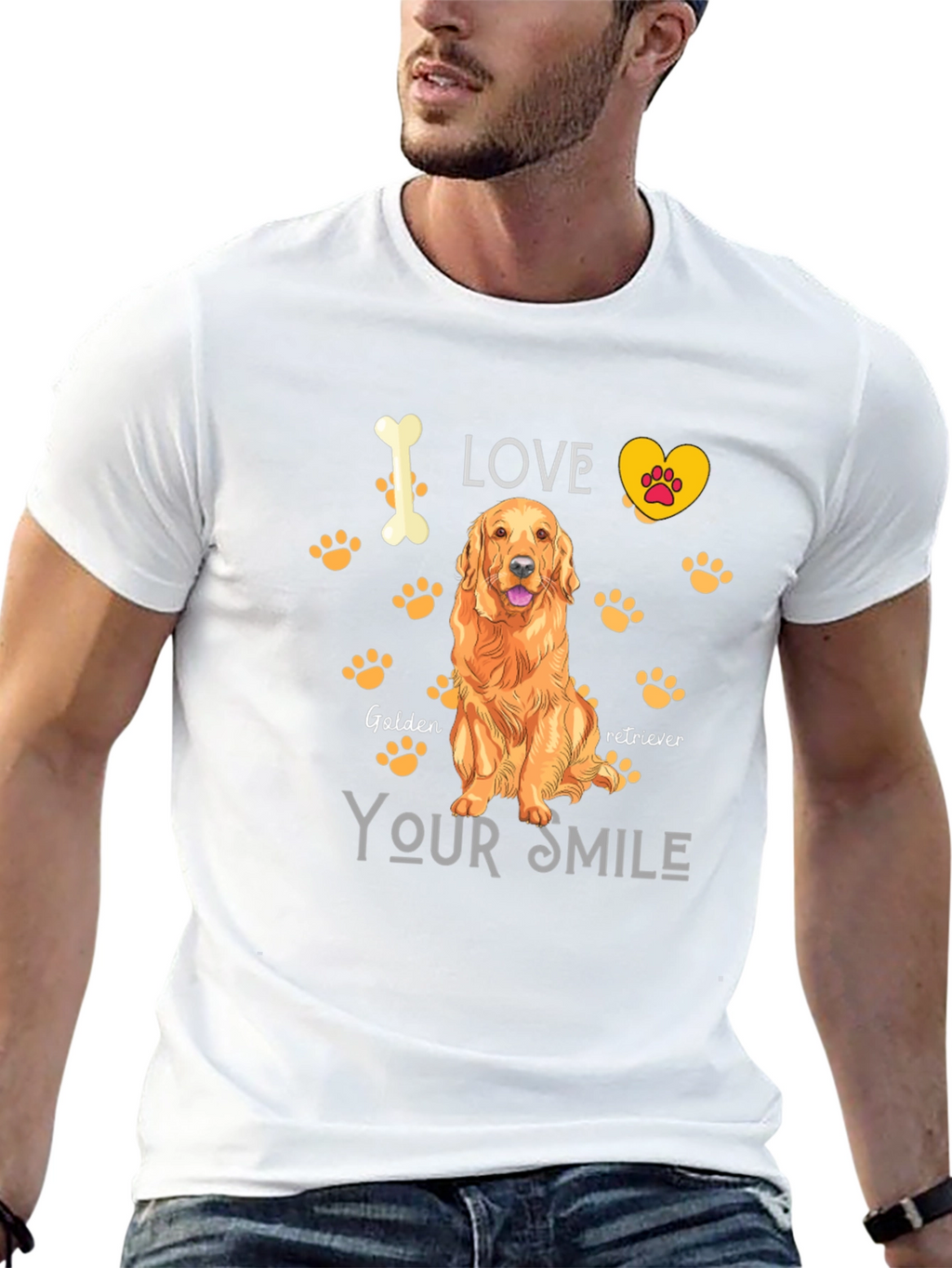 Golden Retriever I Love Your Smile T-Shirt