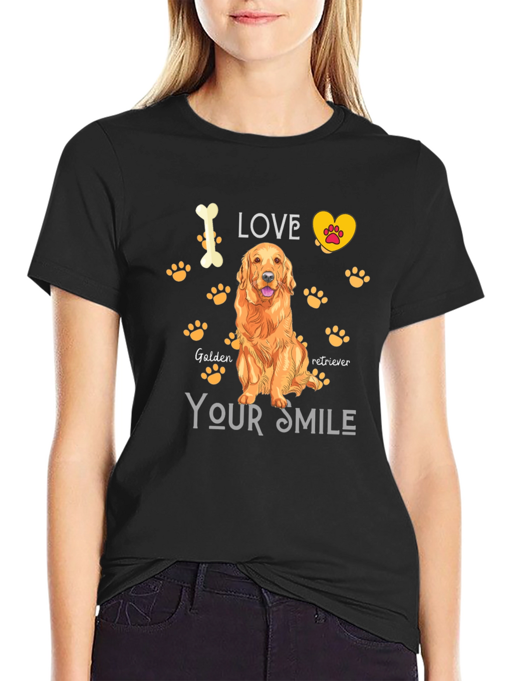 Golden Retriever I Love Your Smile T-Shirt