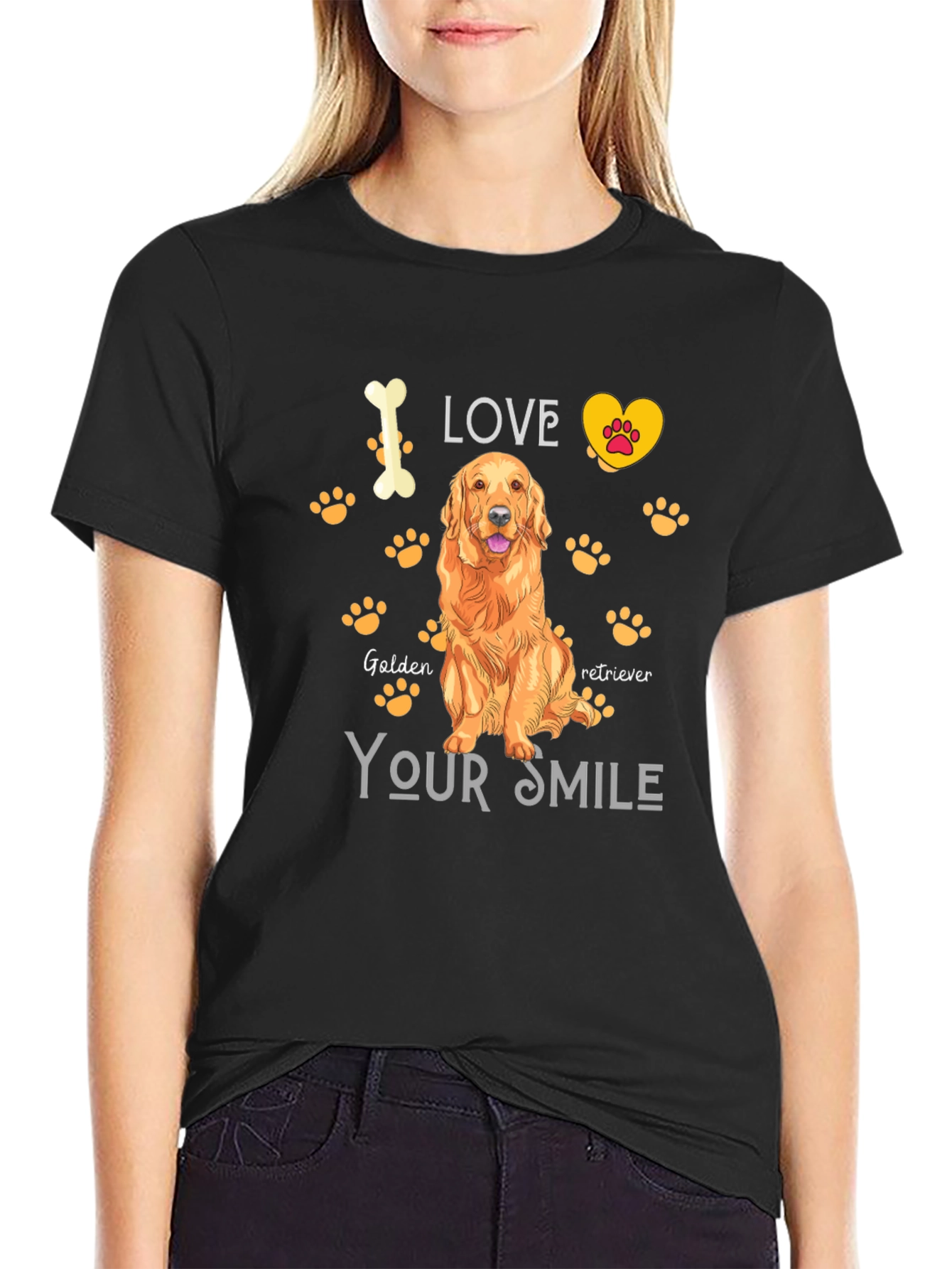 Golden Retriever I Love Your Smile T-Shirt