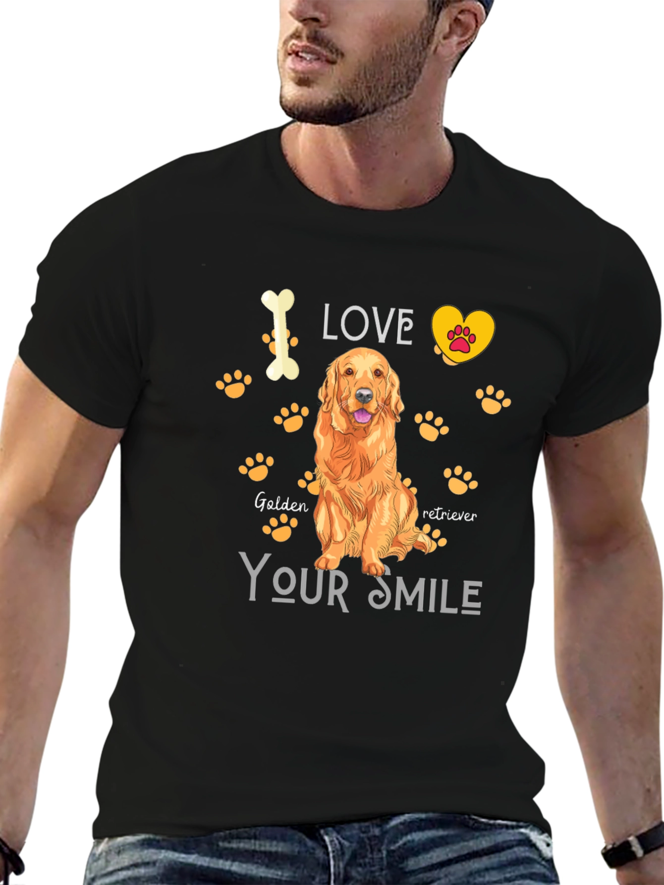 Golden Retriever I Love Your Smile T-Shirt