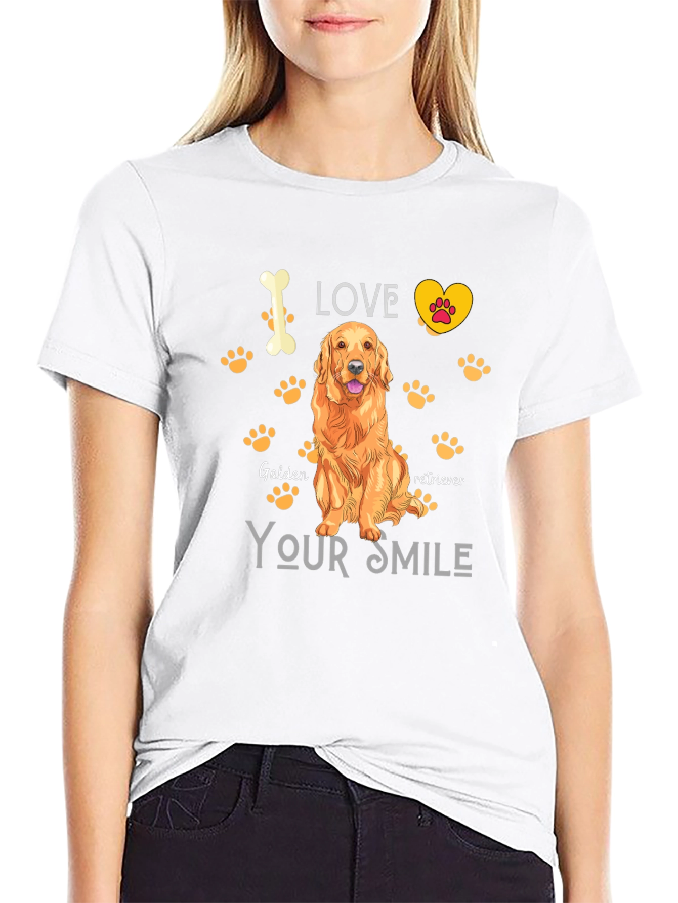 Golden Retriever I Love Your Smile T-Shirt