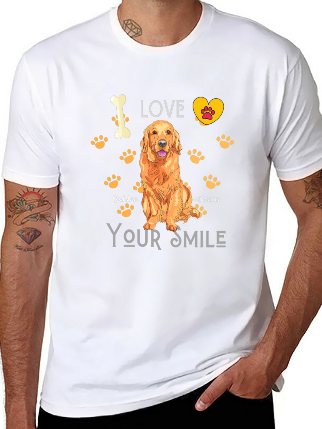 Golden Retriever I Love Your Smile T-Shirt