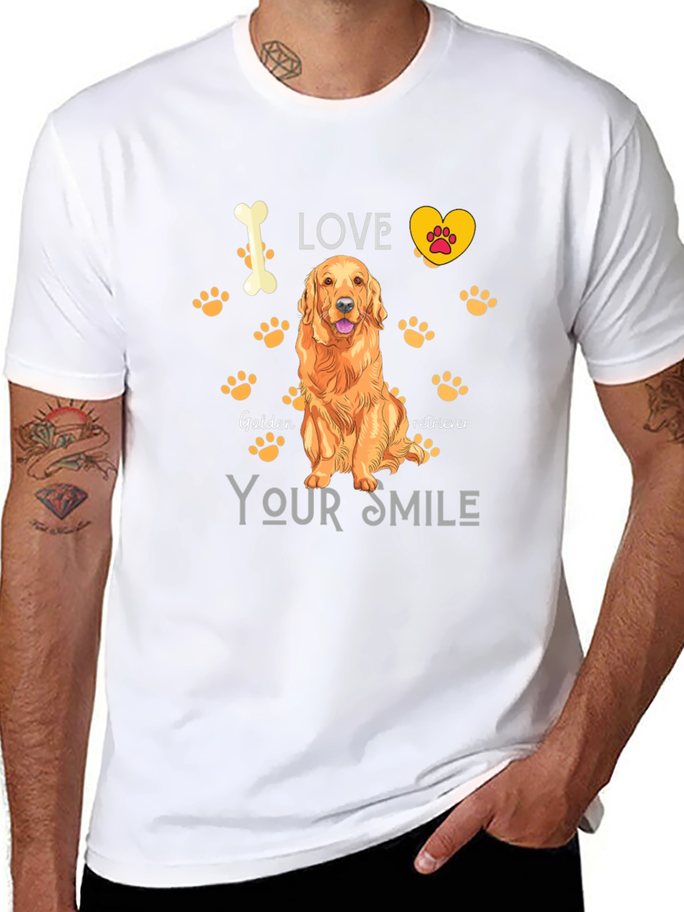 Golden Retriever I Love Your Smile T-Shirt
