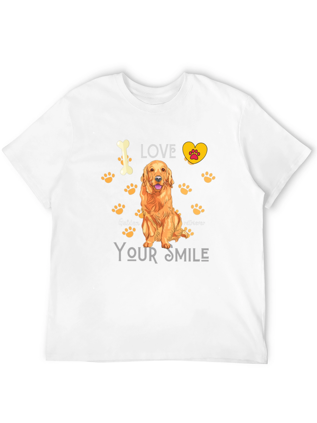 Golden Retriever I Love Your Smile T-Shirt