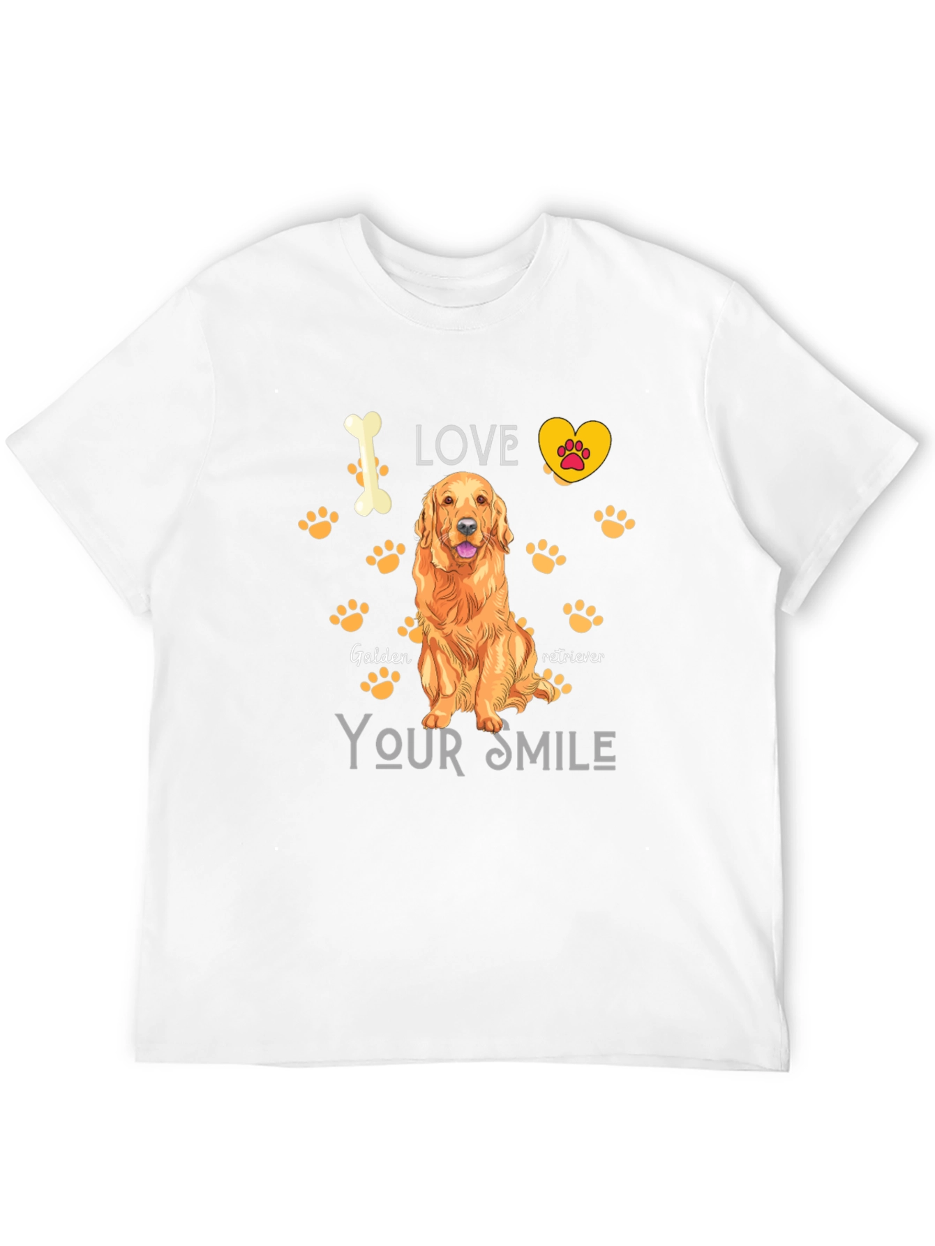 Golden Retriever I Love Your Smile T-Shirt