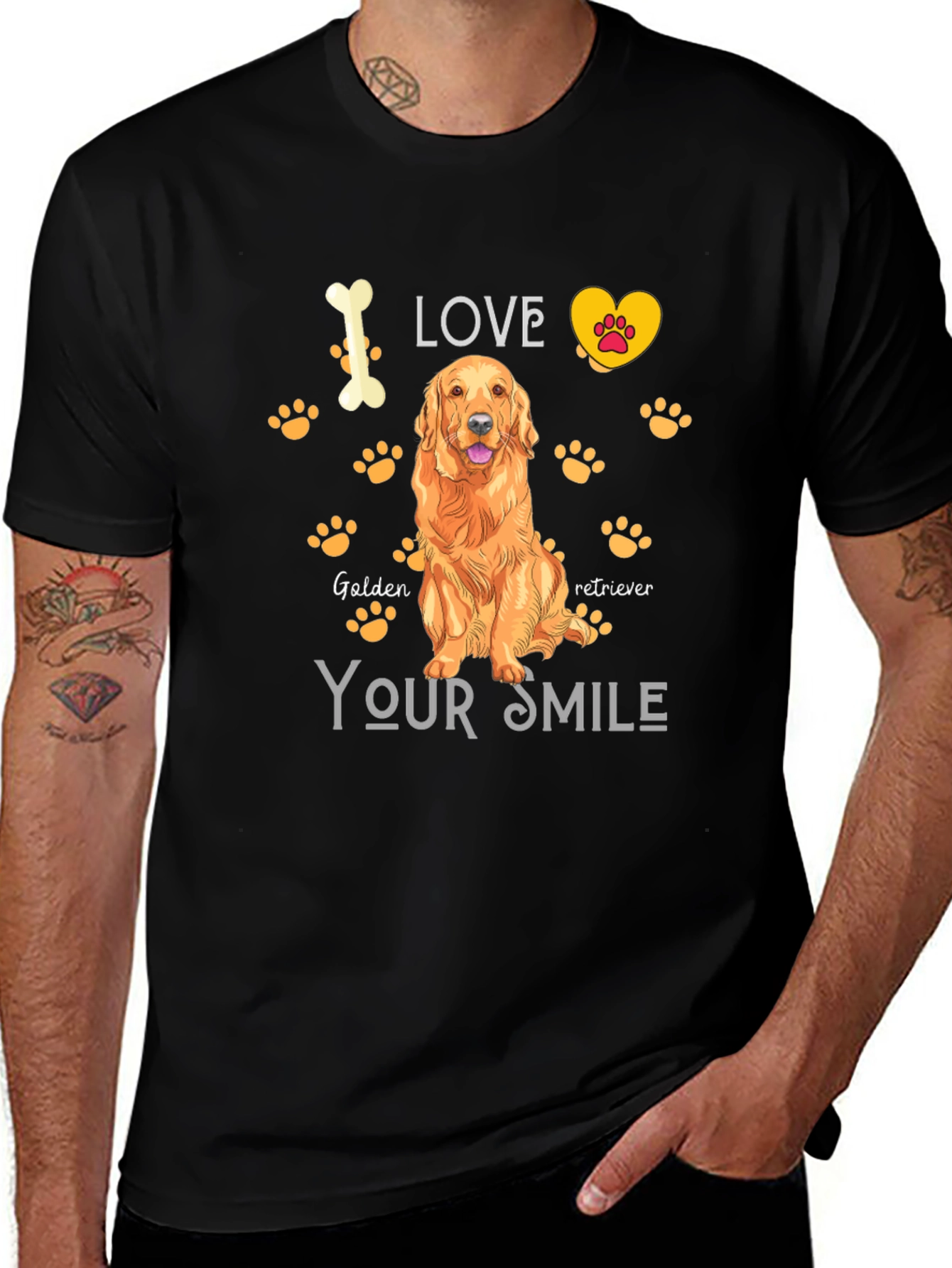 Golden Retriever I Love Your Smile T-Shirt