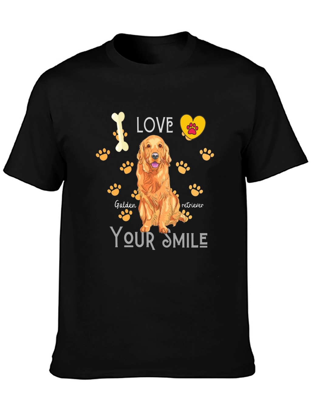 Golden Retriever I Love Your Smile T-Shirt