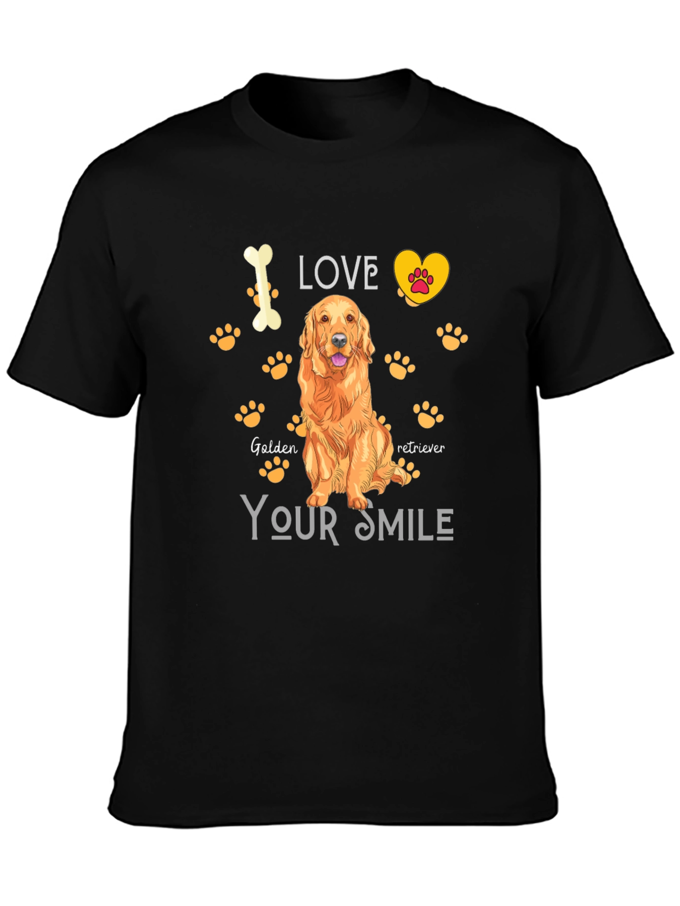 Golden Retriever I Love Your Smile T-Shirt
