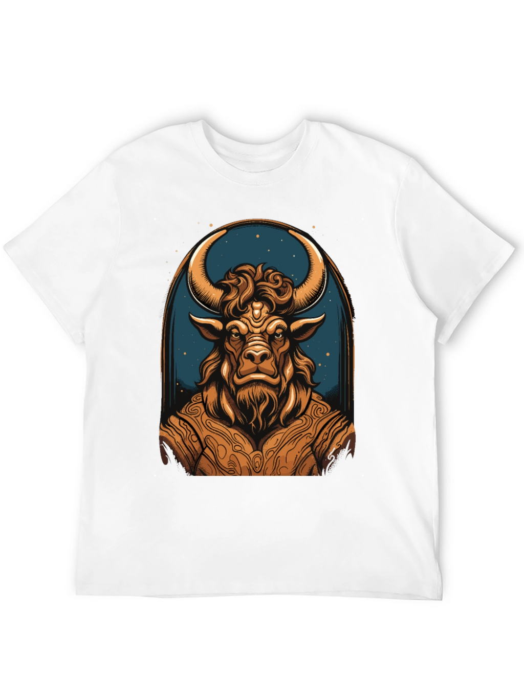 Taurus Zodiac Graphic Tee - Black