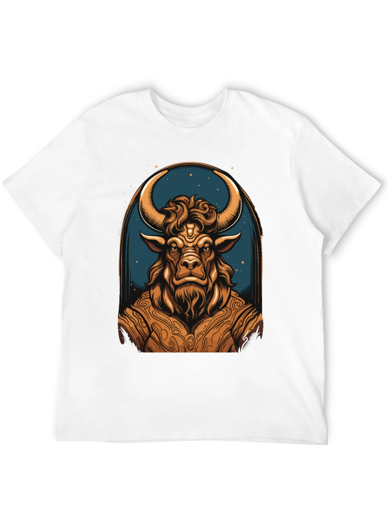 Taurus Zodiac Graphic Tee - Black